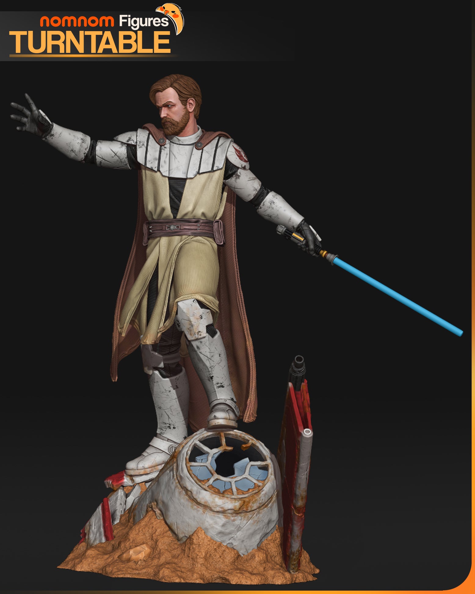 Noble Jedi Master Statue
