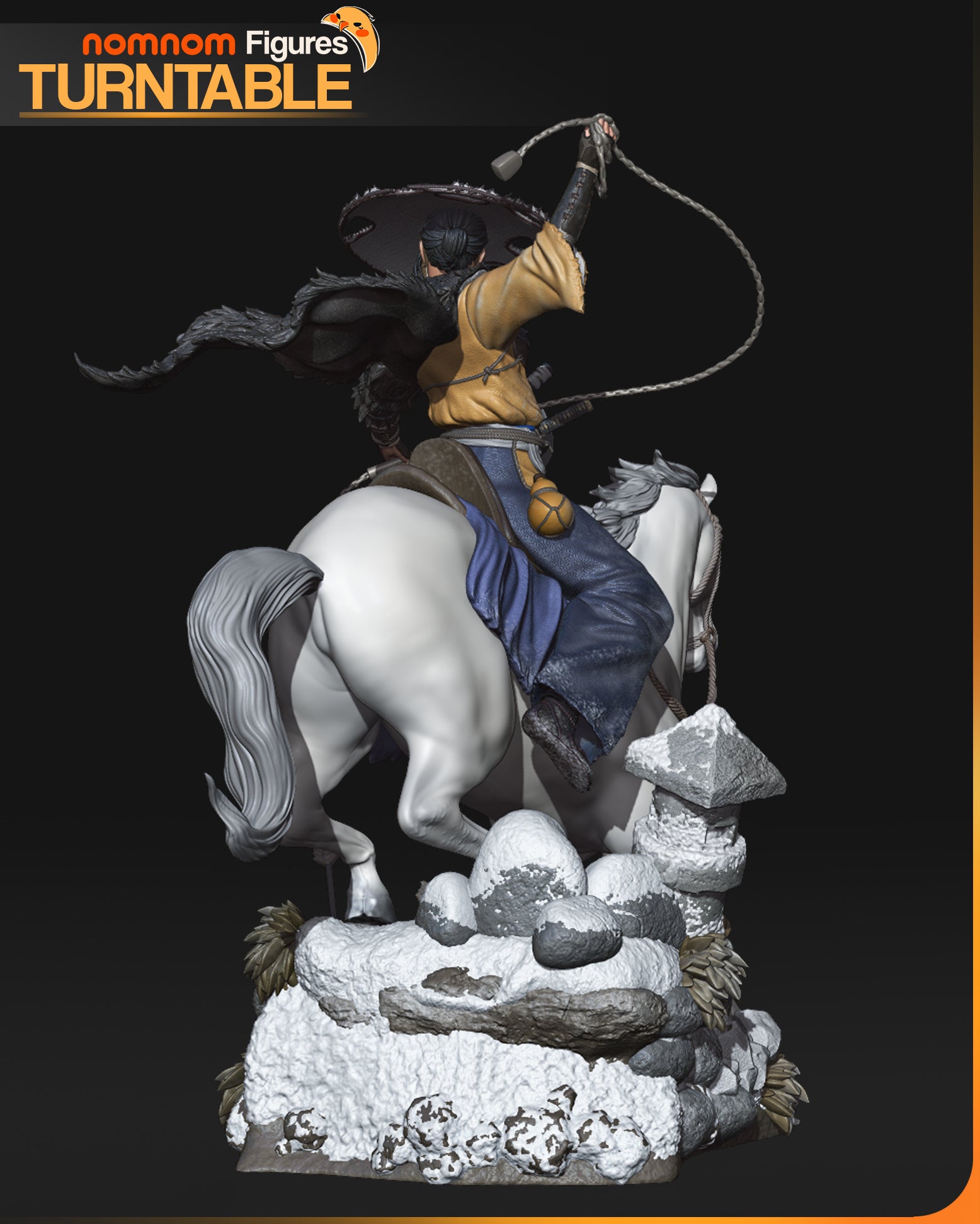 The Lone Rider | Maximum Detailed 12K 3D printed figure