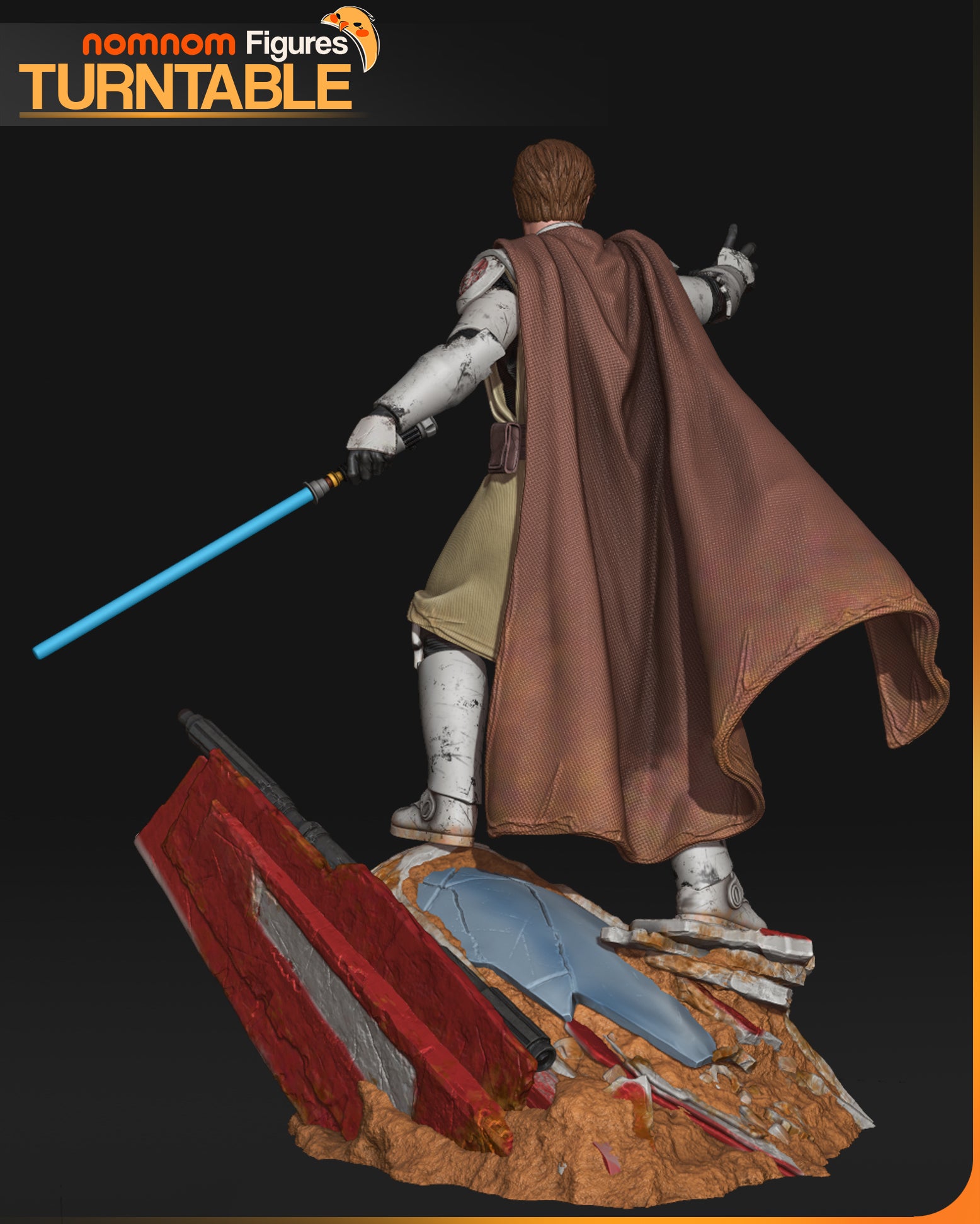 Noble Jedi Master Statue