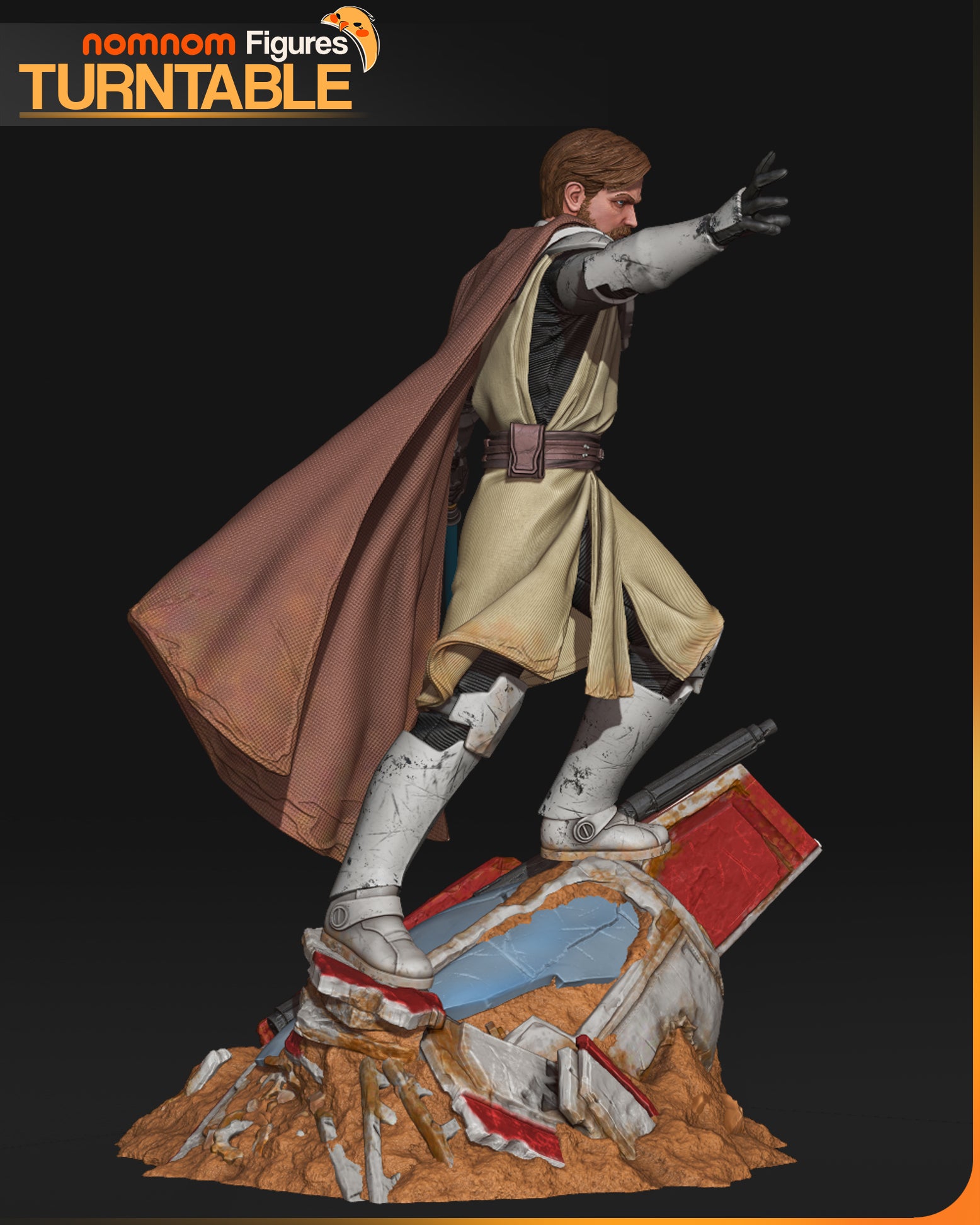 Noble Jedi Master Statue