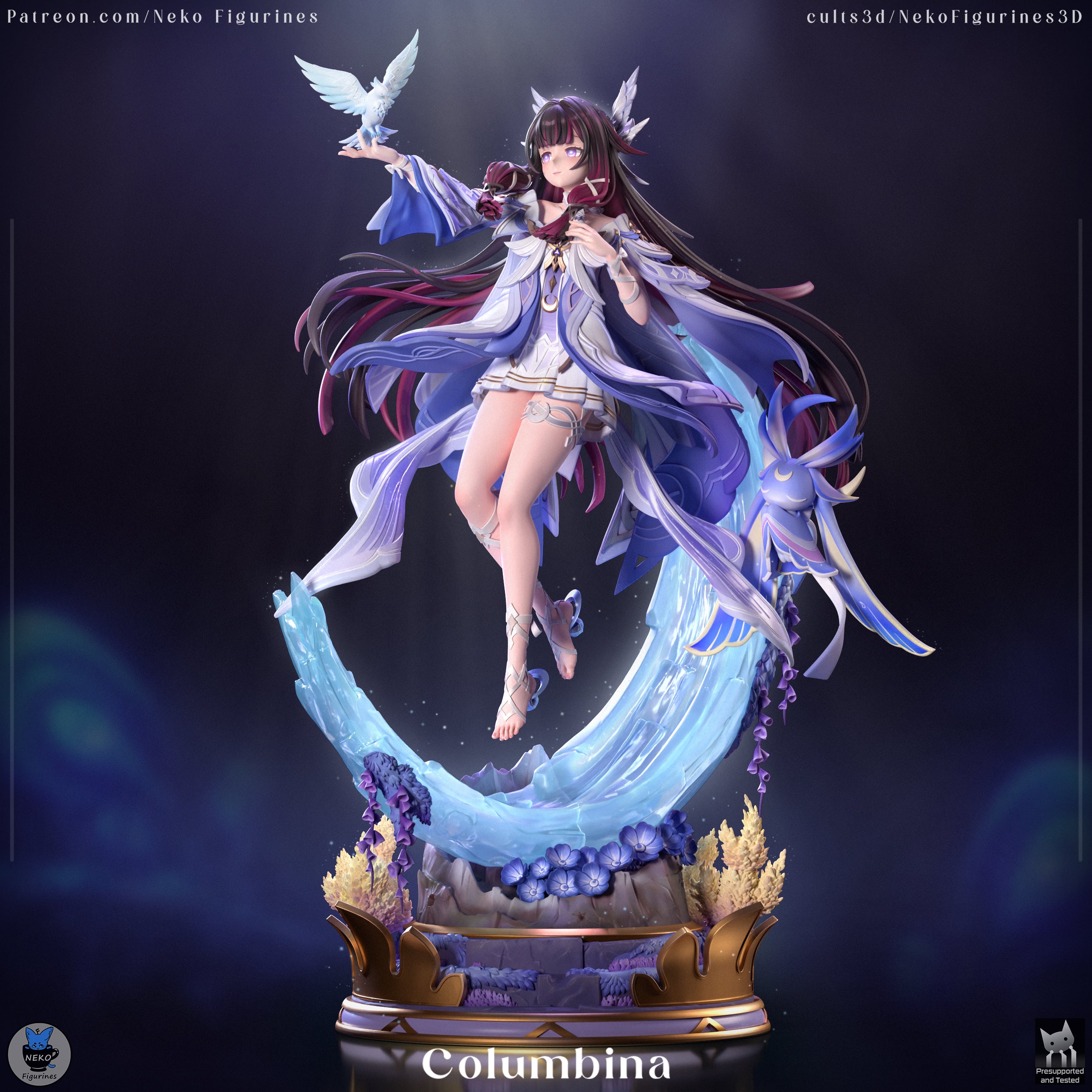 The Damselette | Maximum Detailed 12K 3D printed figure