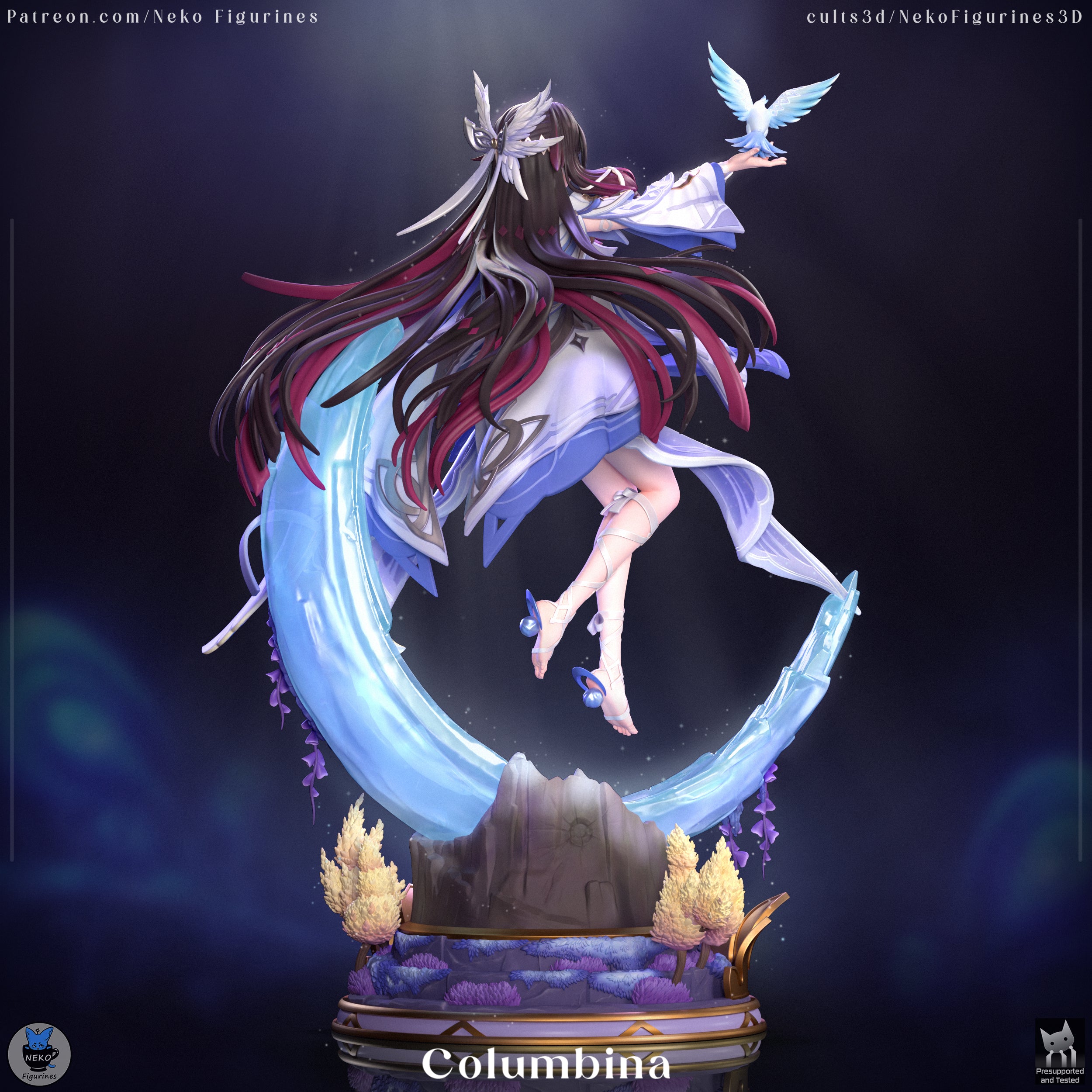 The Damselette | Maximum Detailed 12K 3D printed figure