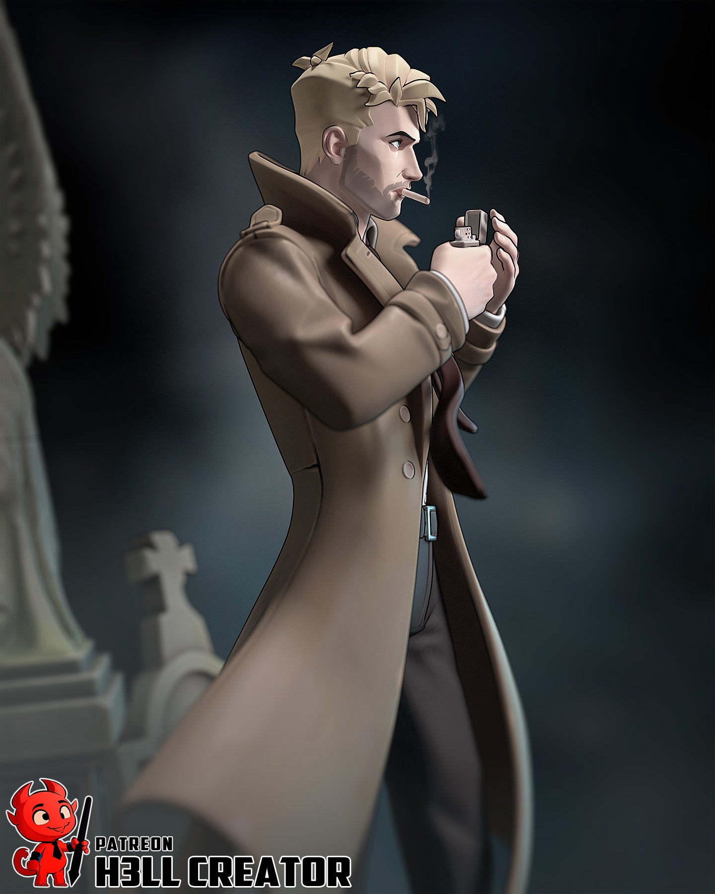 John Constantine Statue