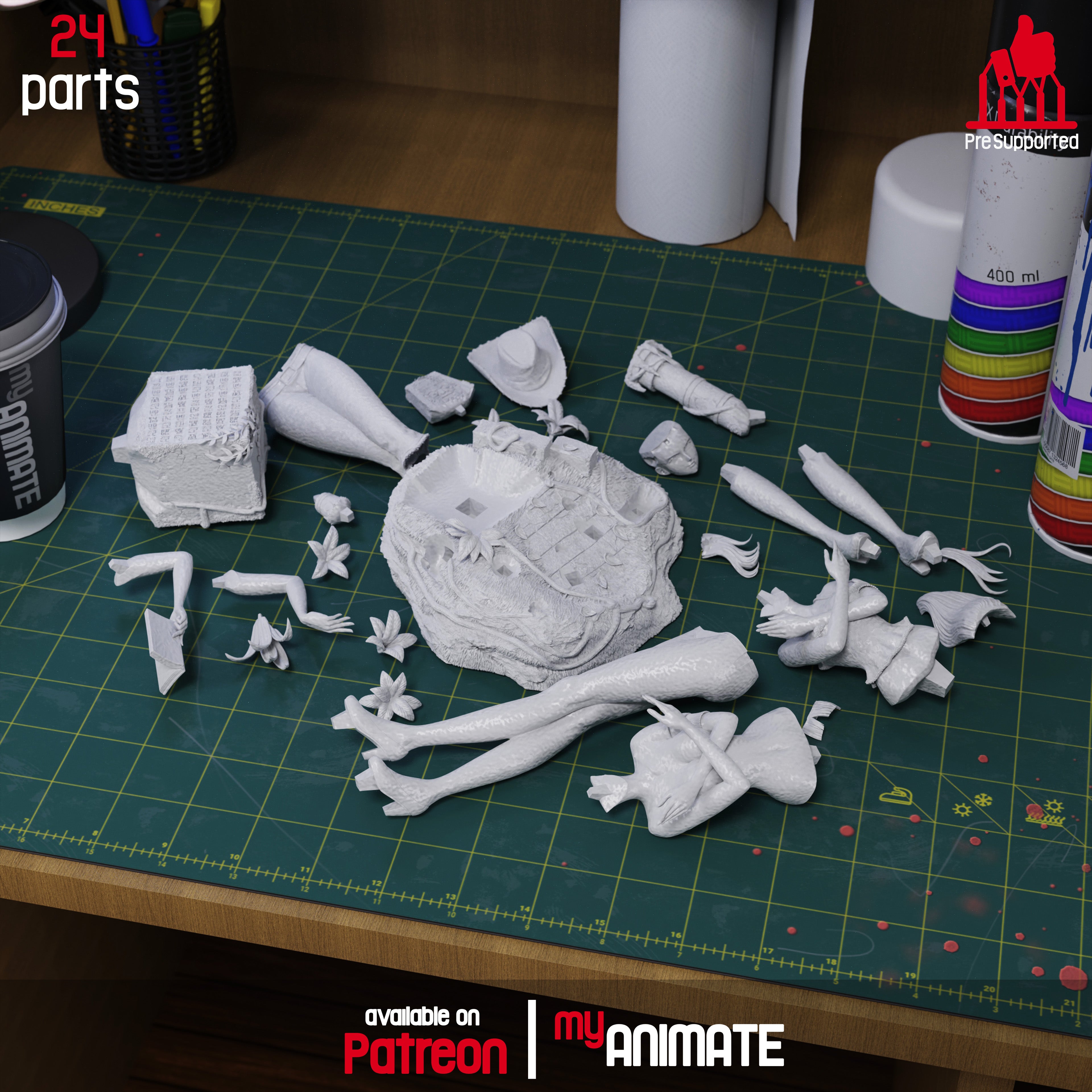 The Devil Child | Maximum Detailed 12K 3D Printed Figure