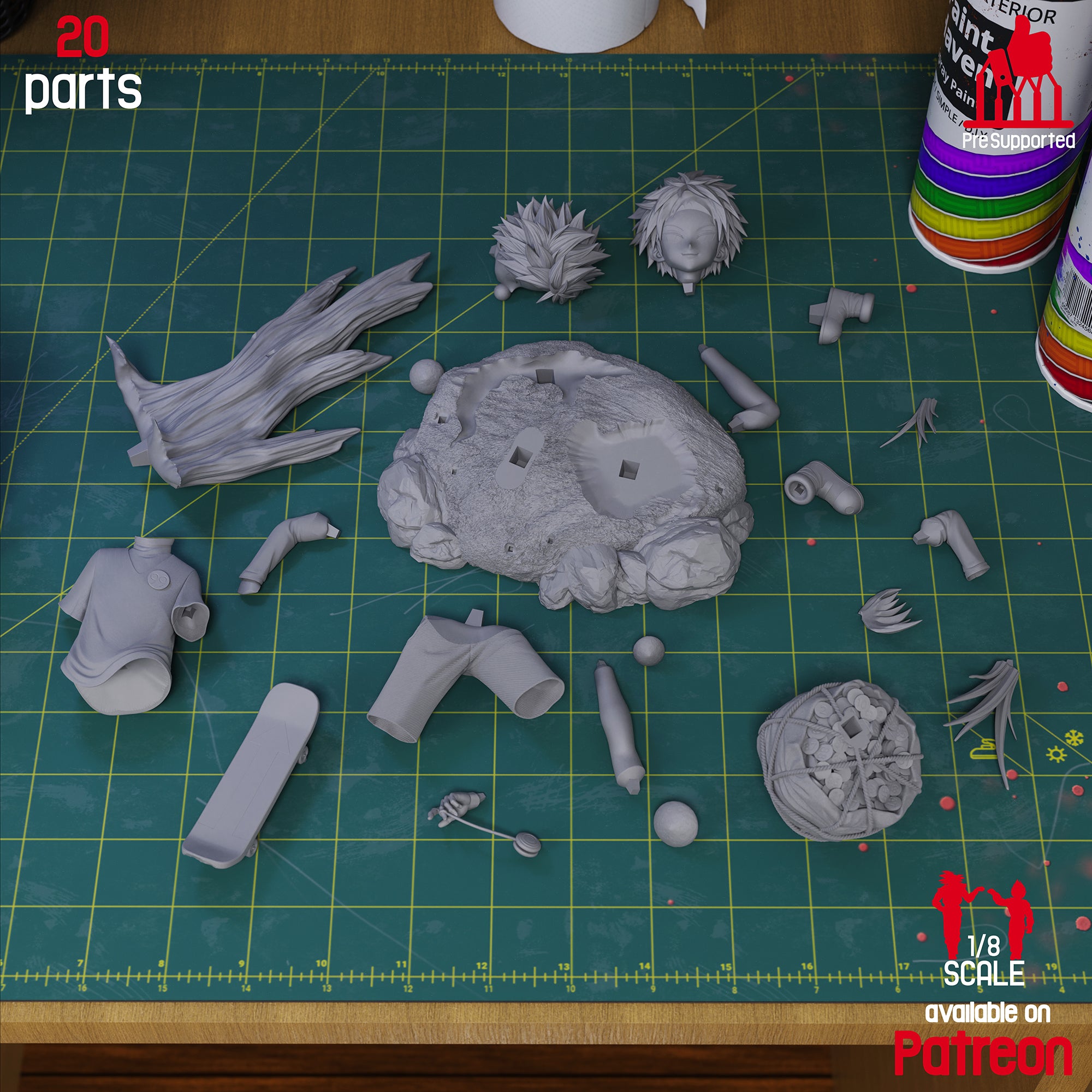 The Godspeed Hunter | Maximum Detailed 12K 3D Printed Figure
