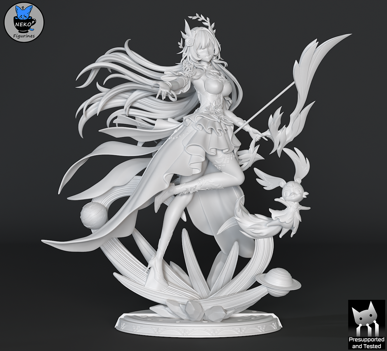 Celestial Songstress Statue