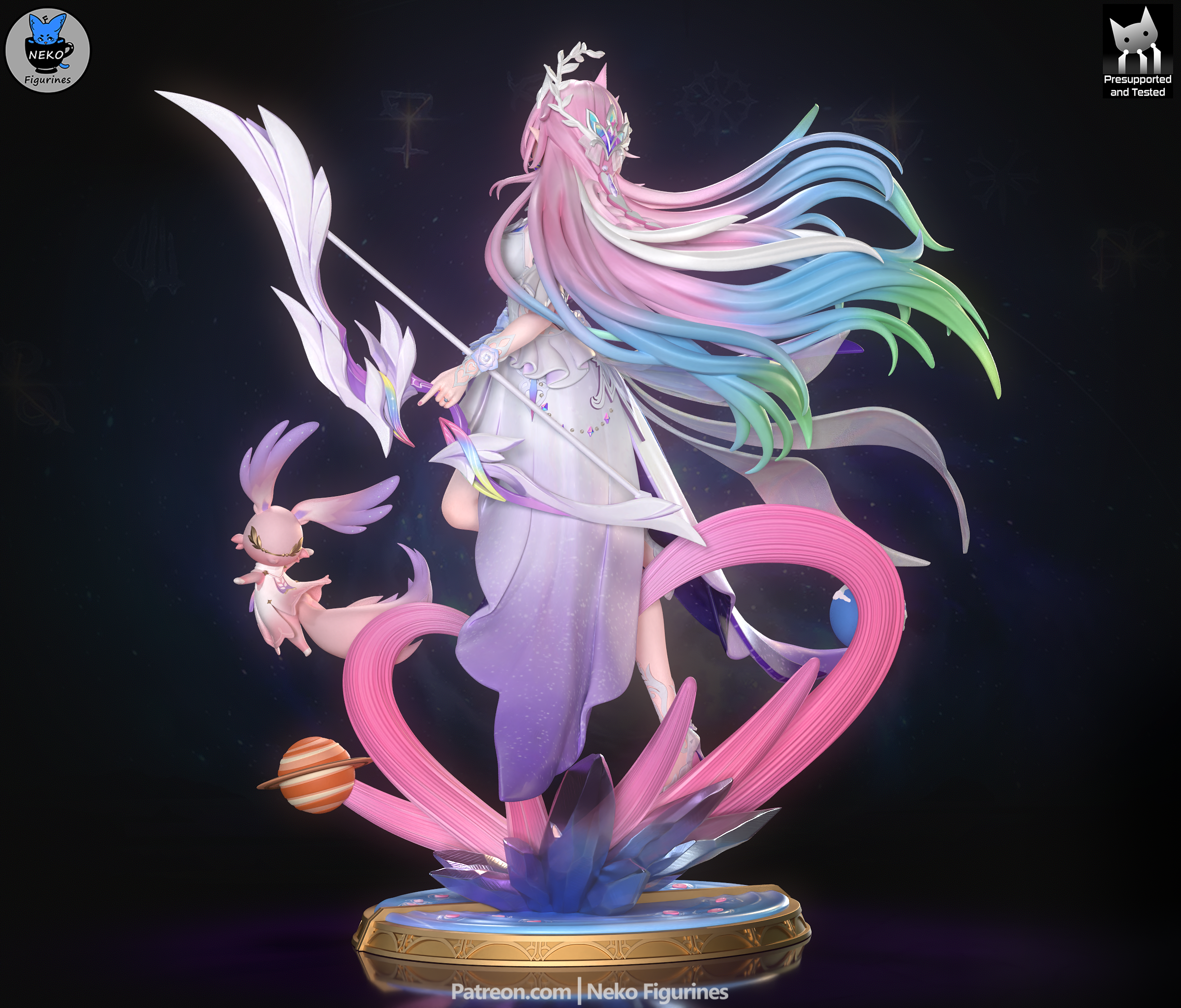 Celestial Songstress Statue