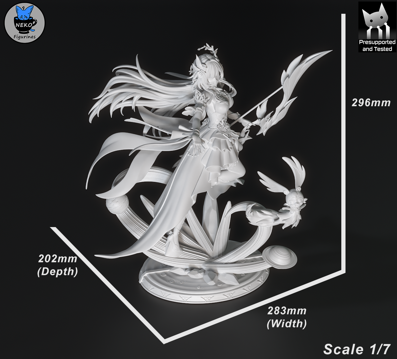 Celestial Songstress Statue