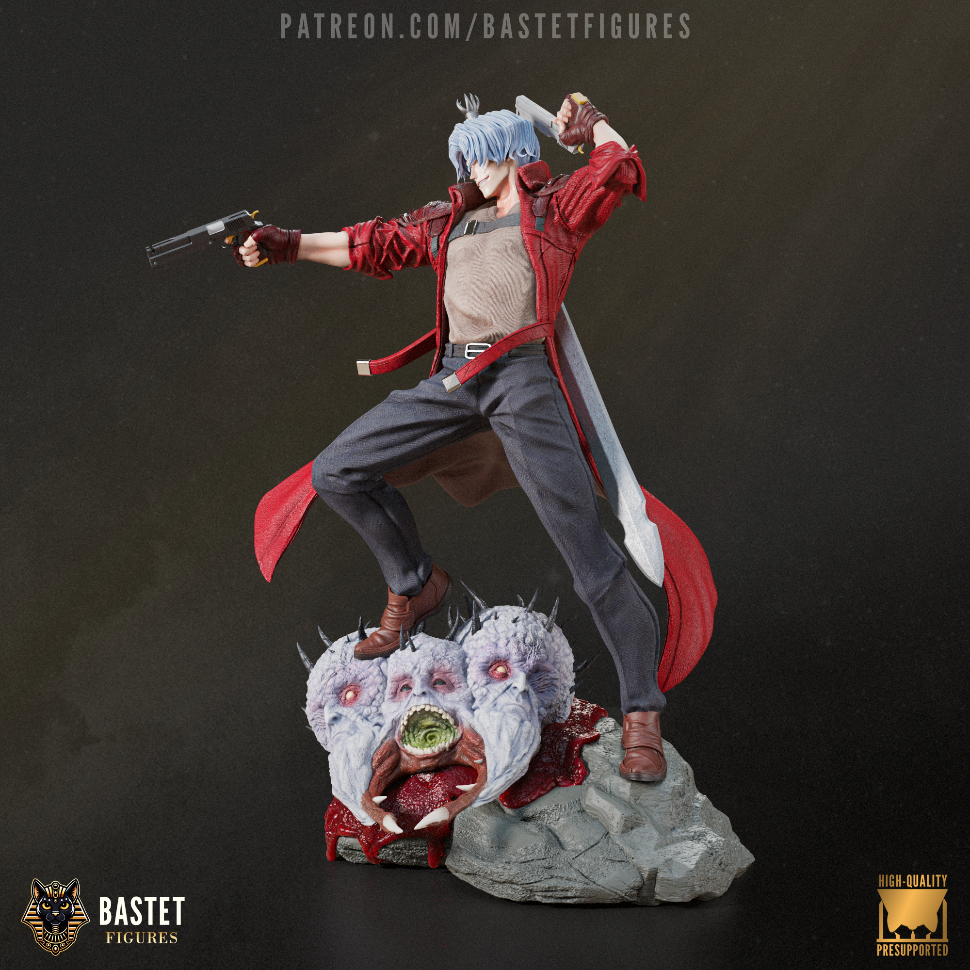 The Devil Slayer | Maximum Detailed 12K 3D printed figure