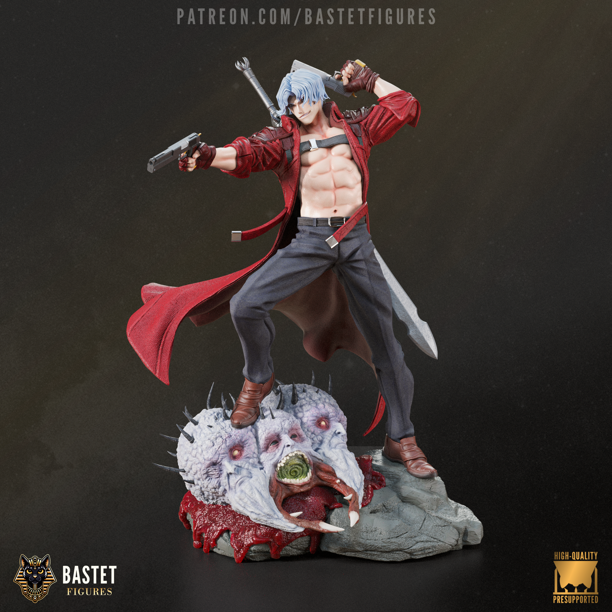 The Devil Slayer | Maximum Detailed 12K 3D printed figure