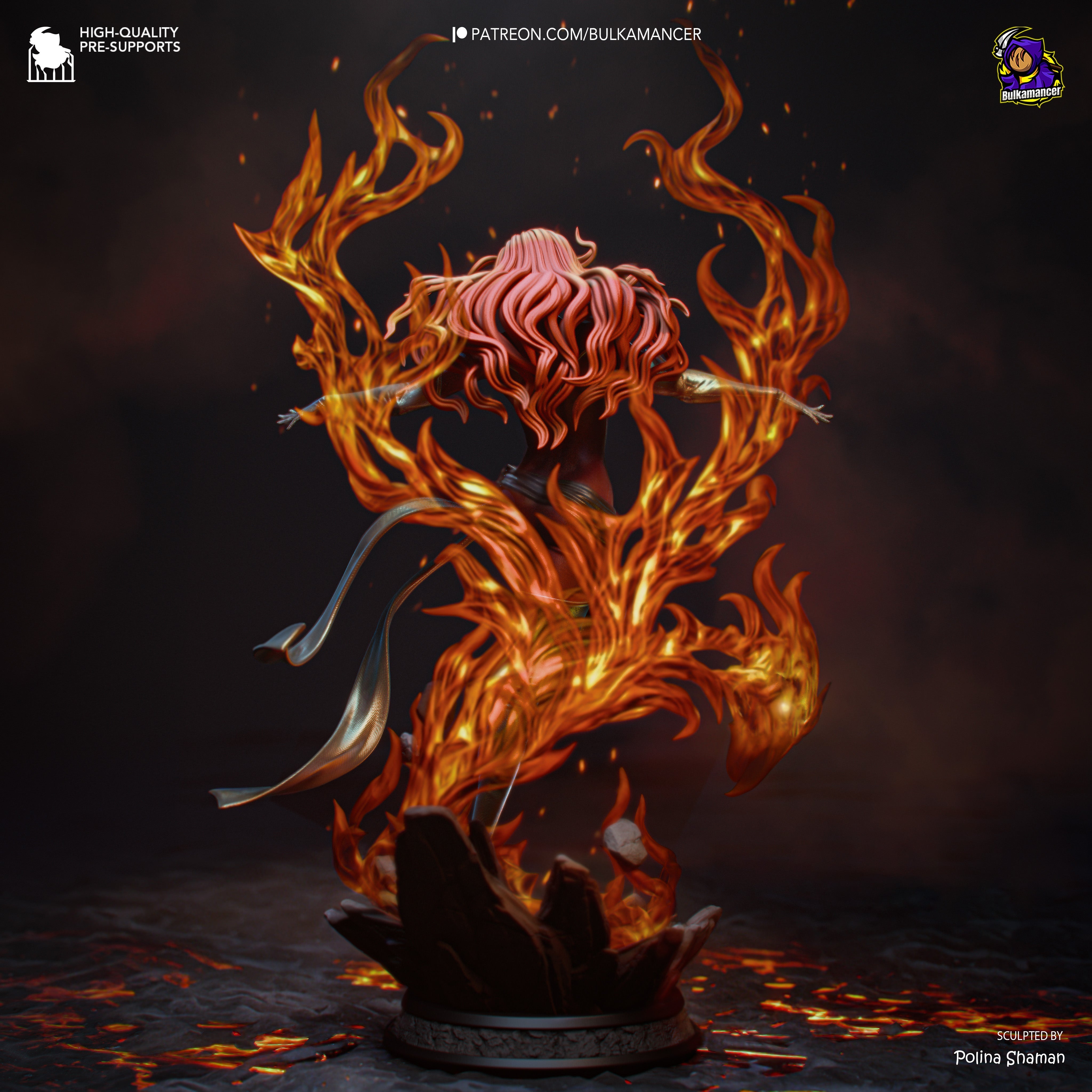The Dark Phoenix Statue