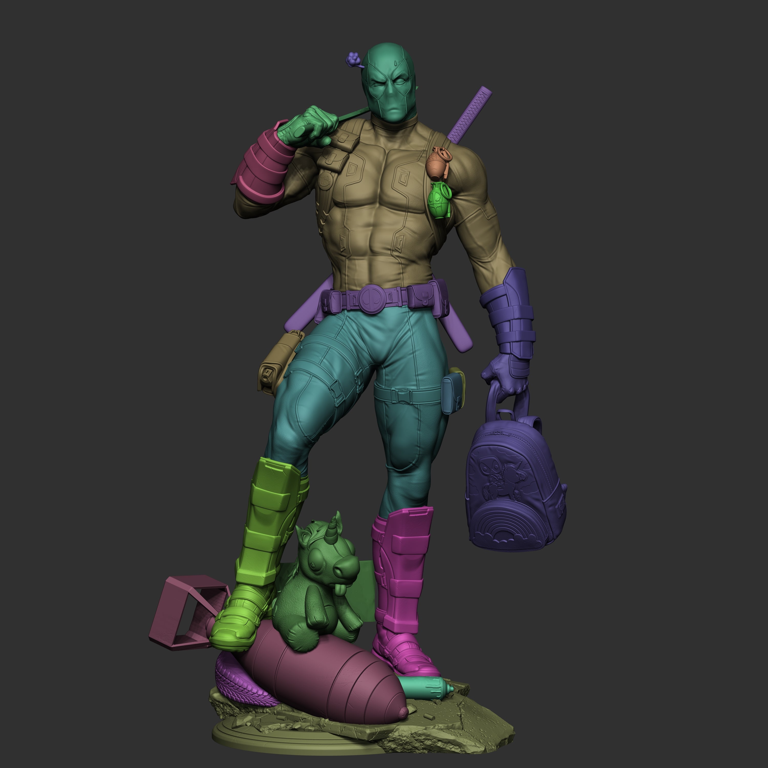 Fourth-Wall Breaker Statue