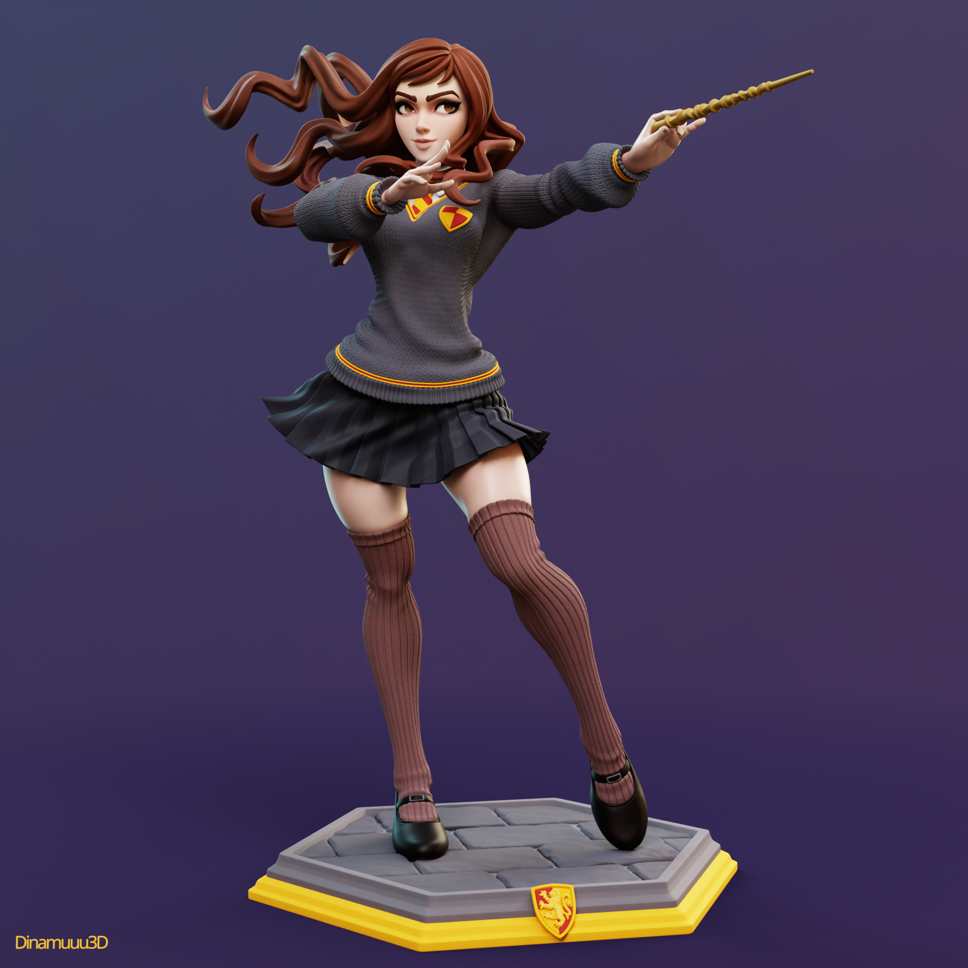The Brightest Witch | Maximum Detailed 12K 3D printed figure