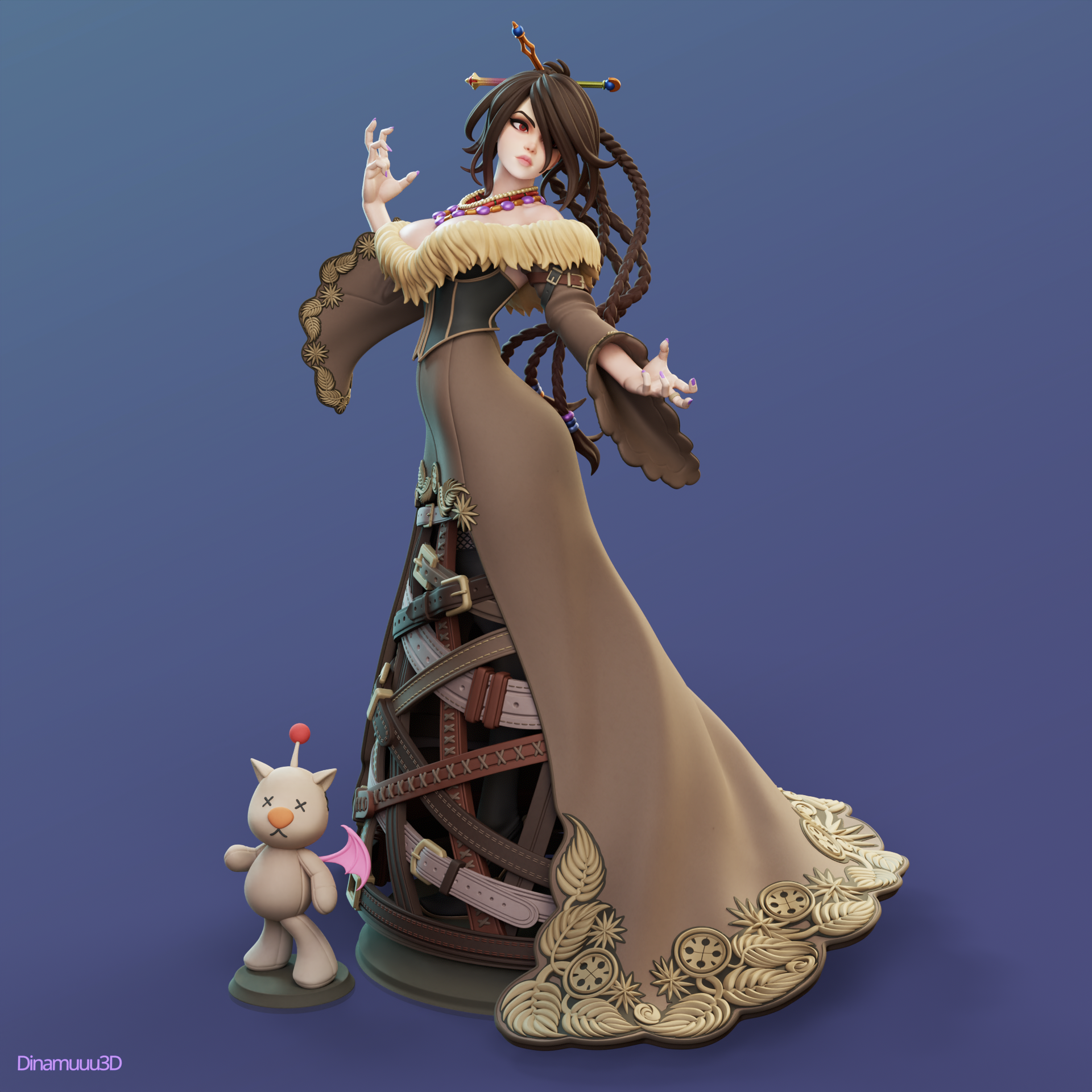 The Shadow Weaver | Maximum Detailed 12K 3D printed figure