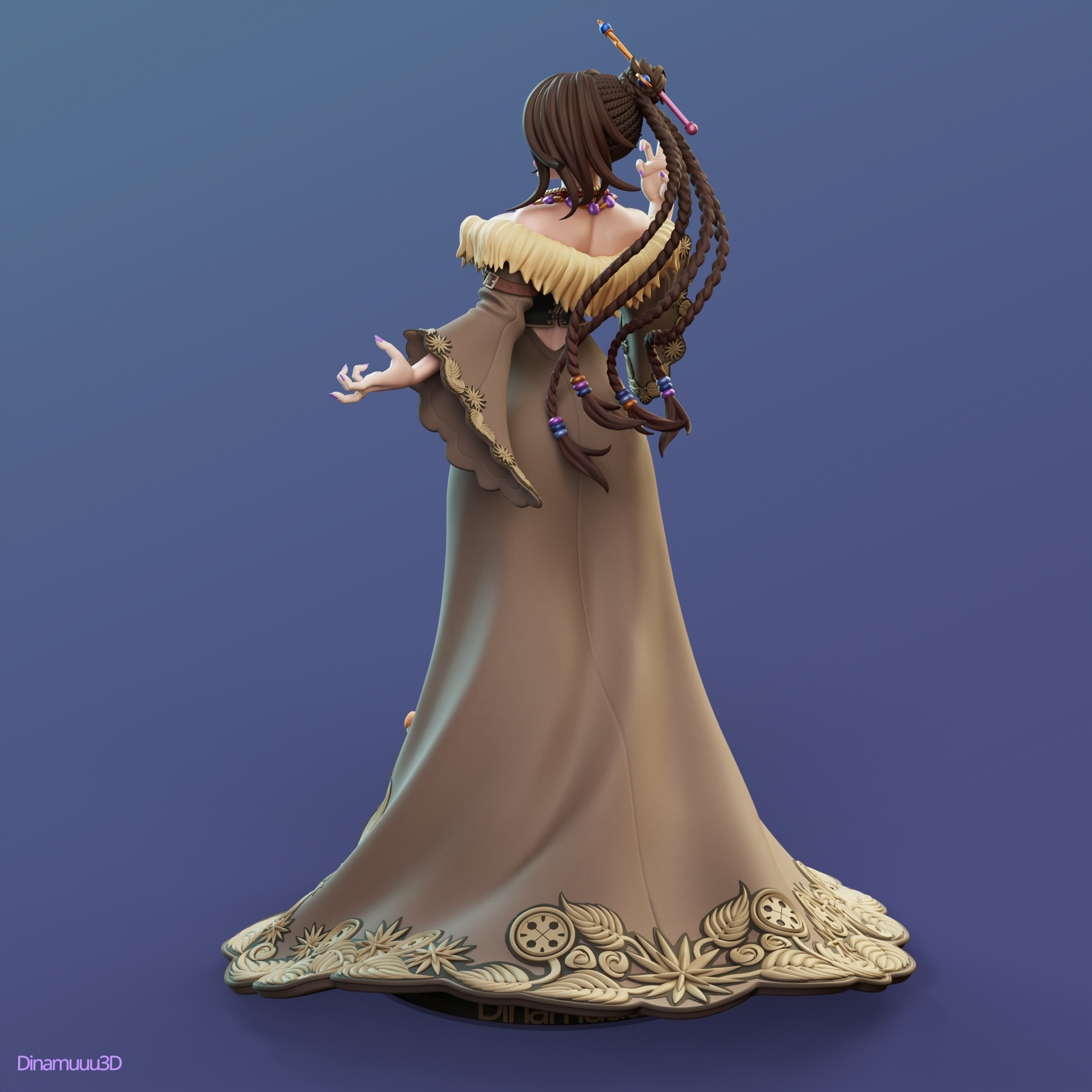 The Shadow Weaver | Maximum Detailed 12K 3D printed figure