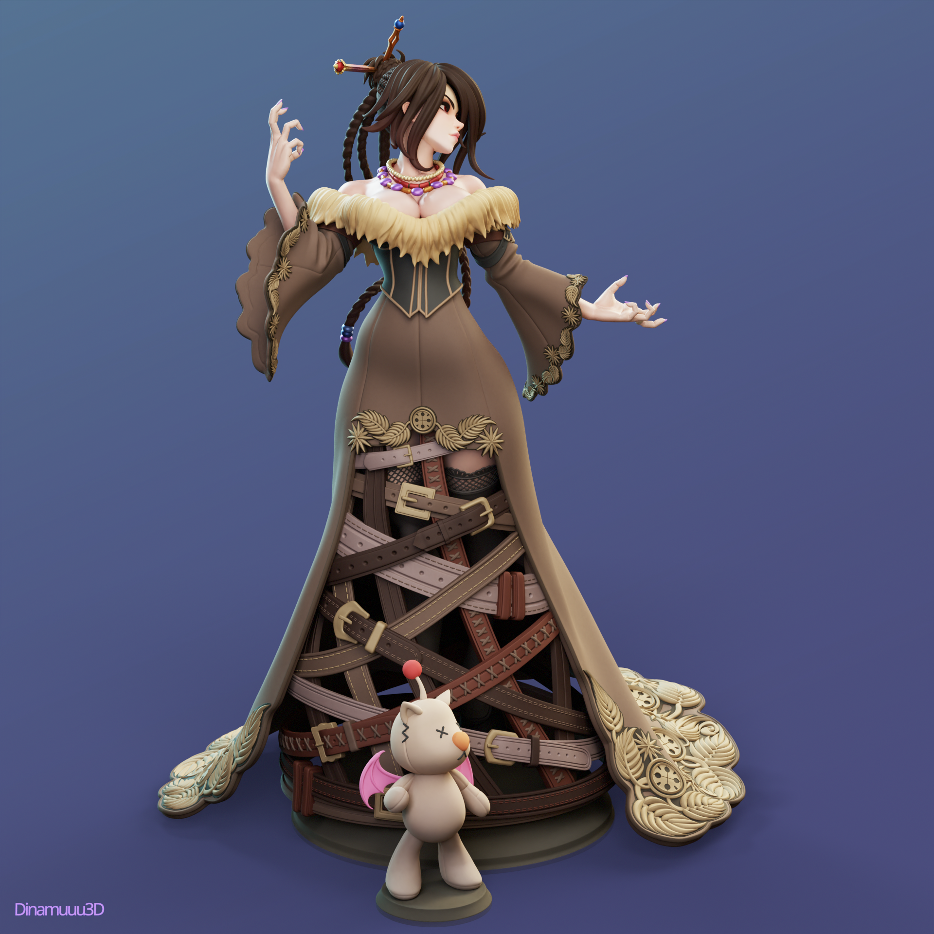 The Shadow Weaver | Maximum Detailed 12K 3D printed figure