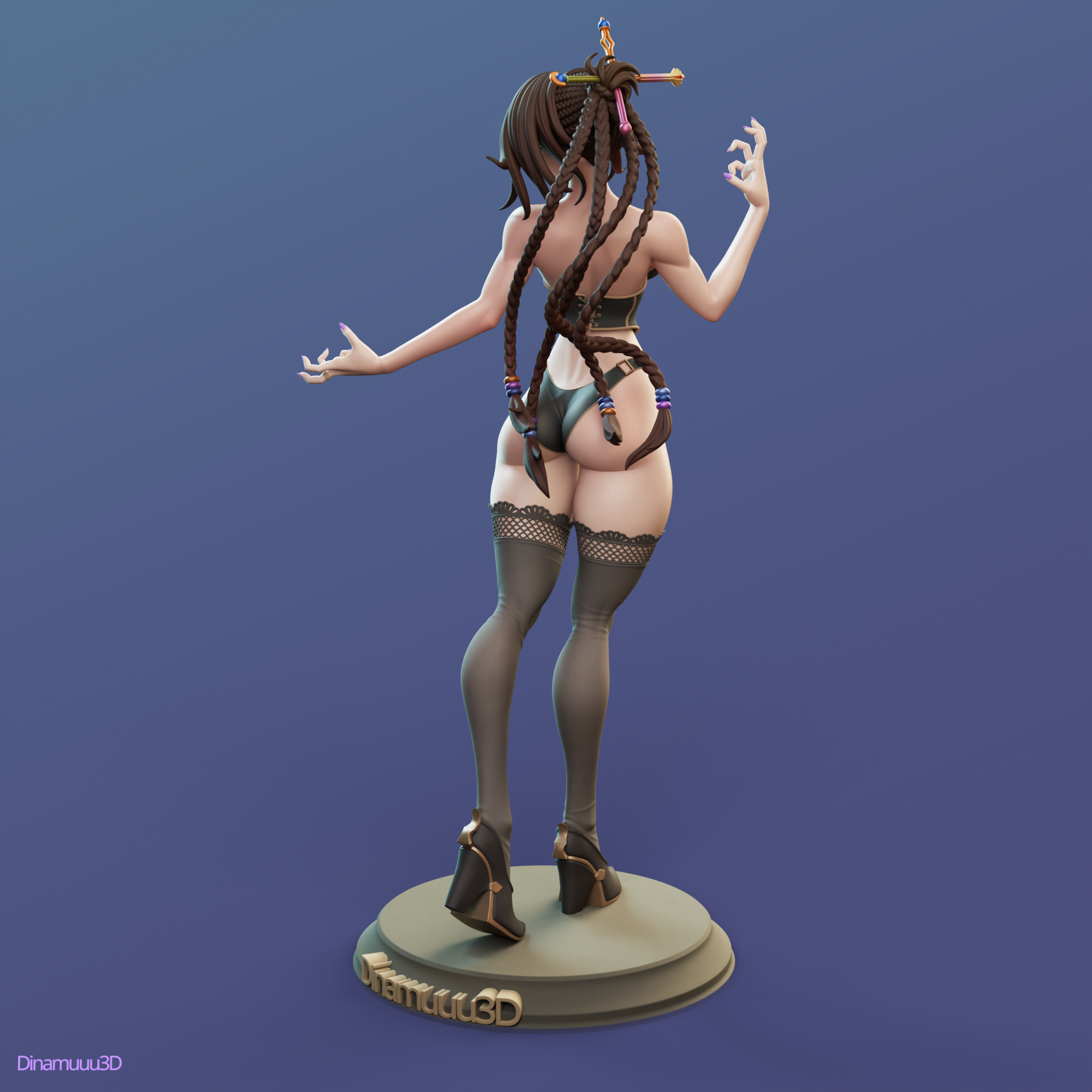 The Shadow Weaver | Maximum Detailed 12K 3D printed figure