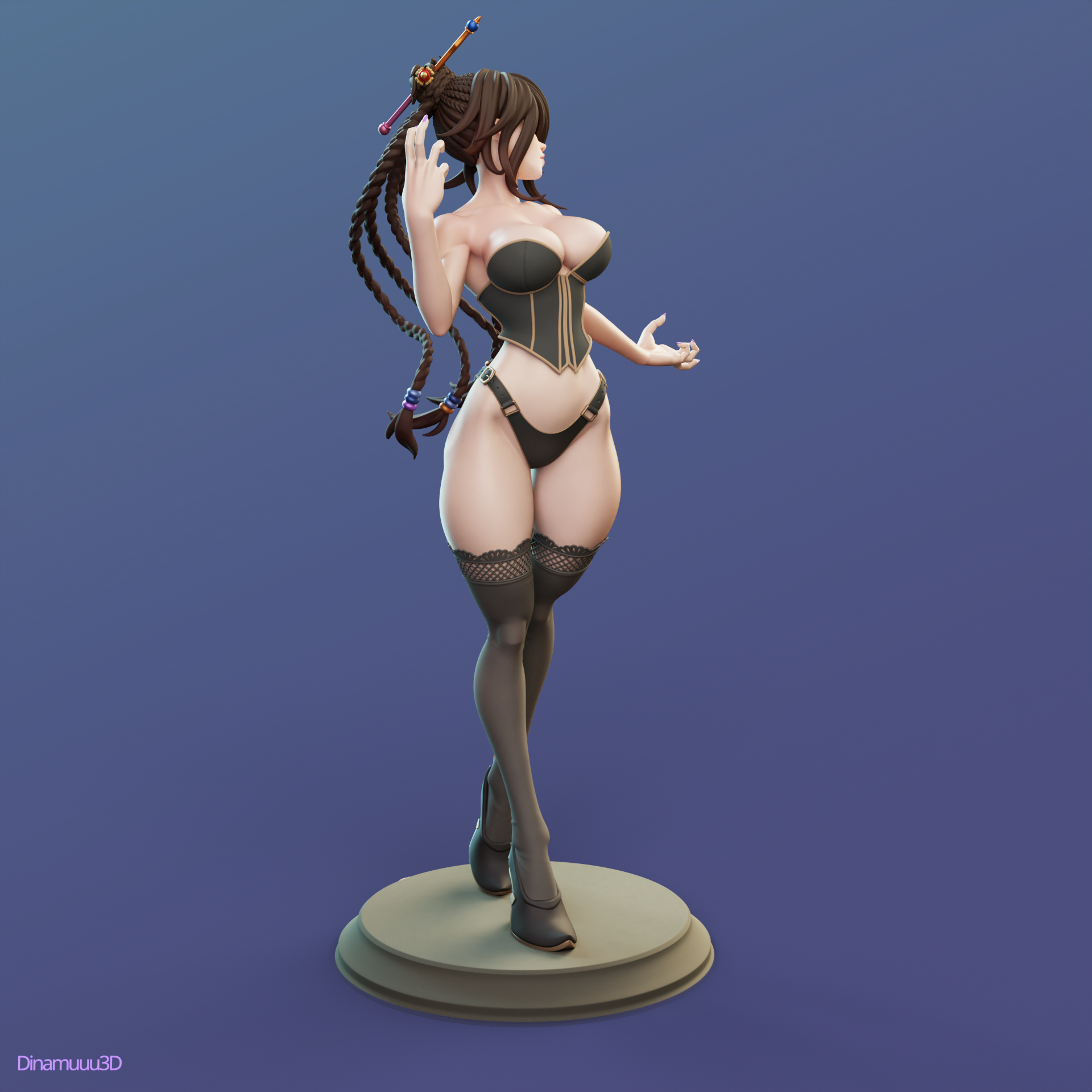 The Shadow Weaver | Maximum Detailed 12K 3D printed figure