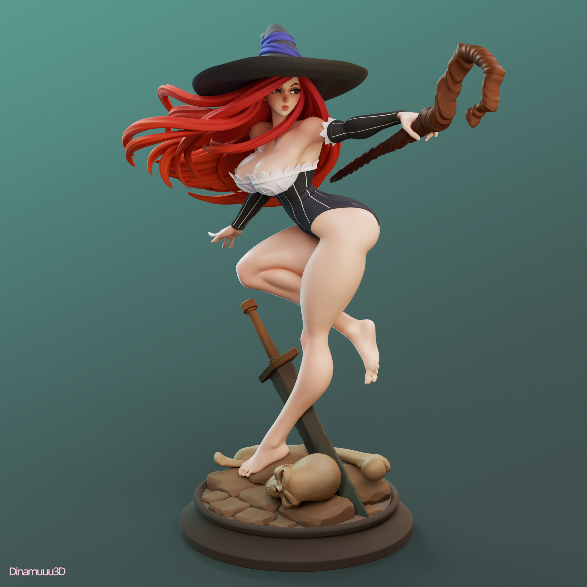 The Velvet Arcanist Statue