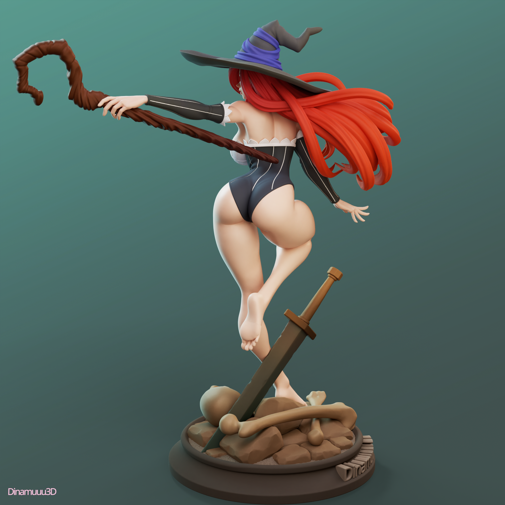 The Velvet Arcanist Statue