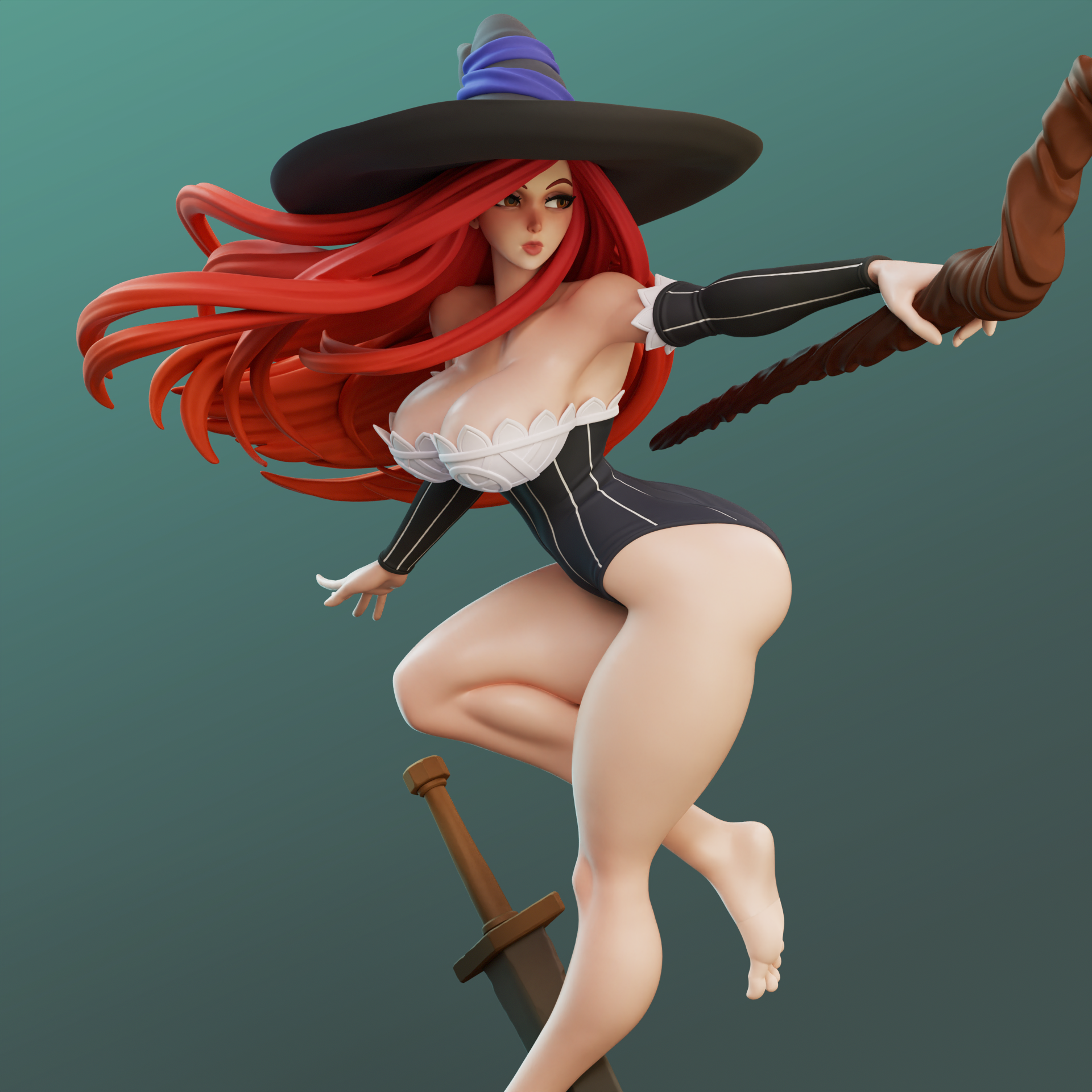 The Velvet Arcanist Statue