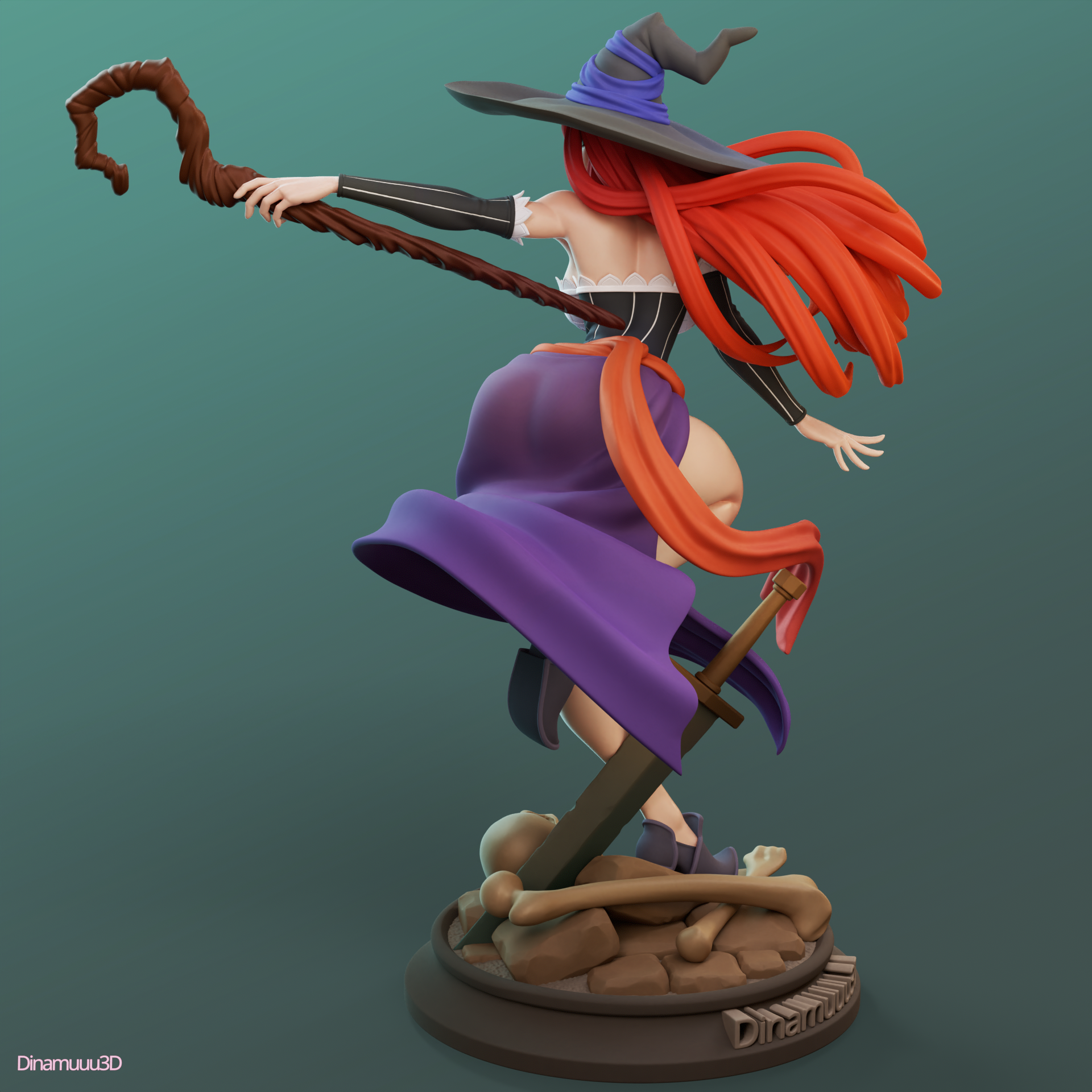 The Velvet Arcanist Statue