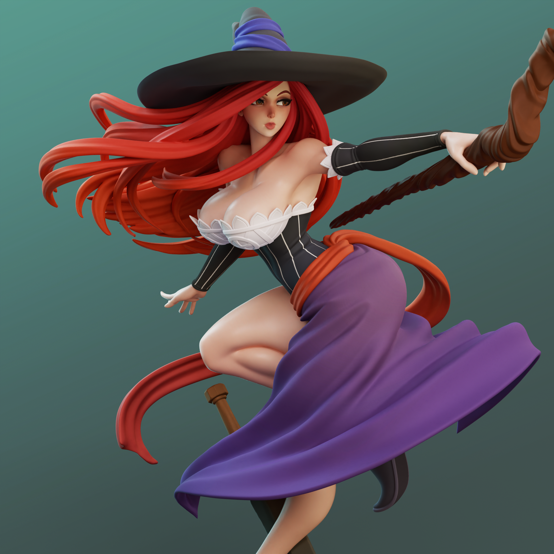The Velvet Arcanist Statue