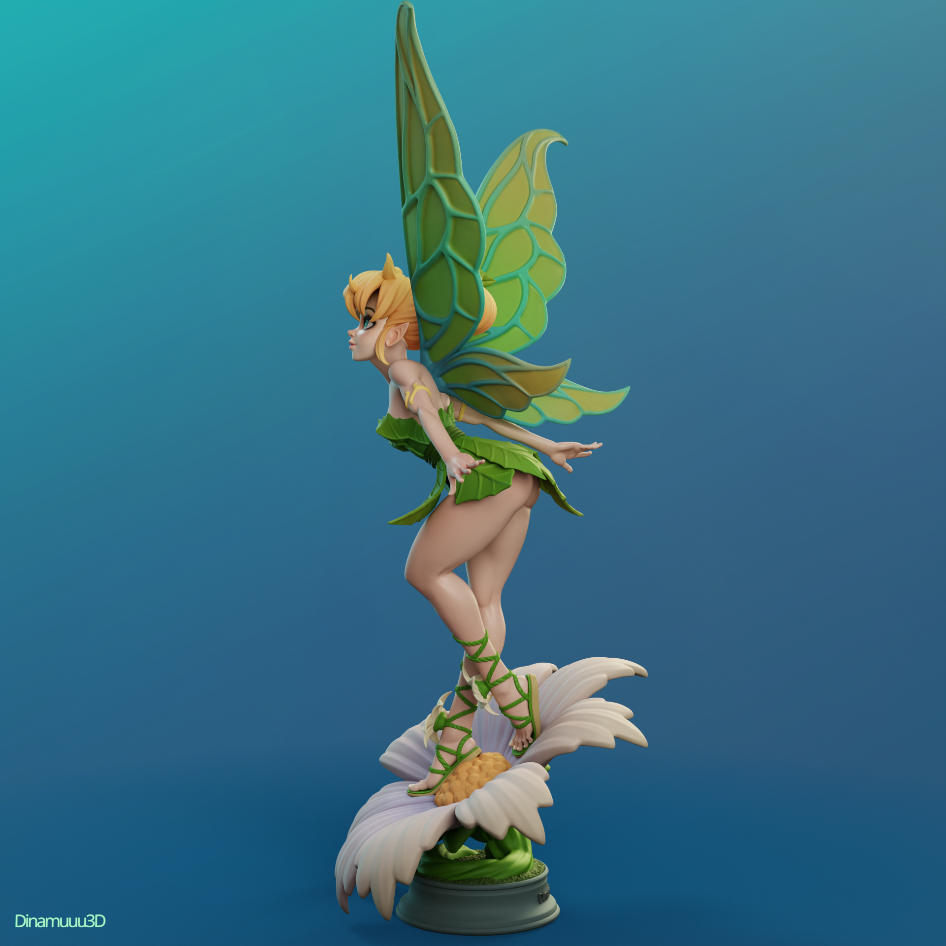 The Fairy Sparkle | Maximum Detailed 12K 3D printed figure