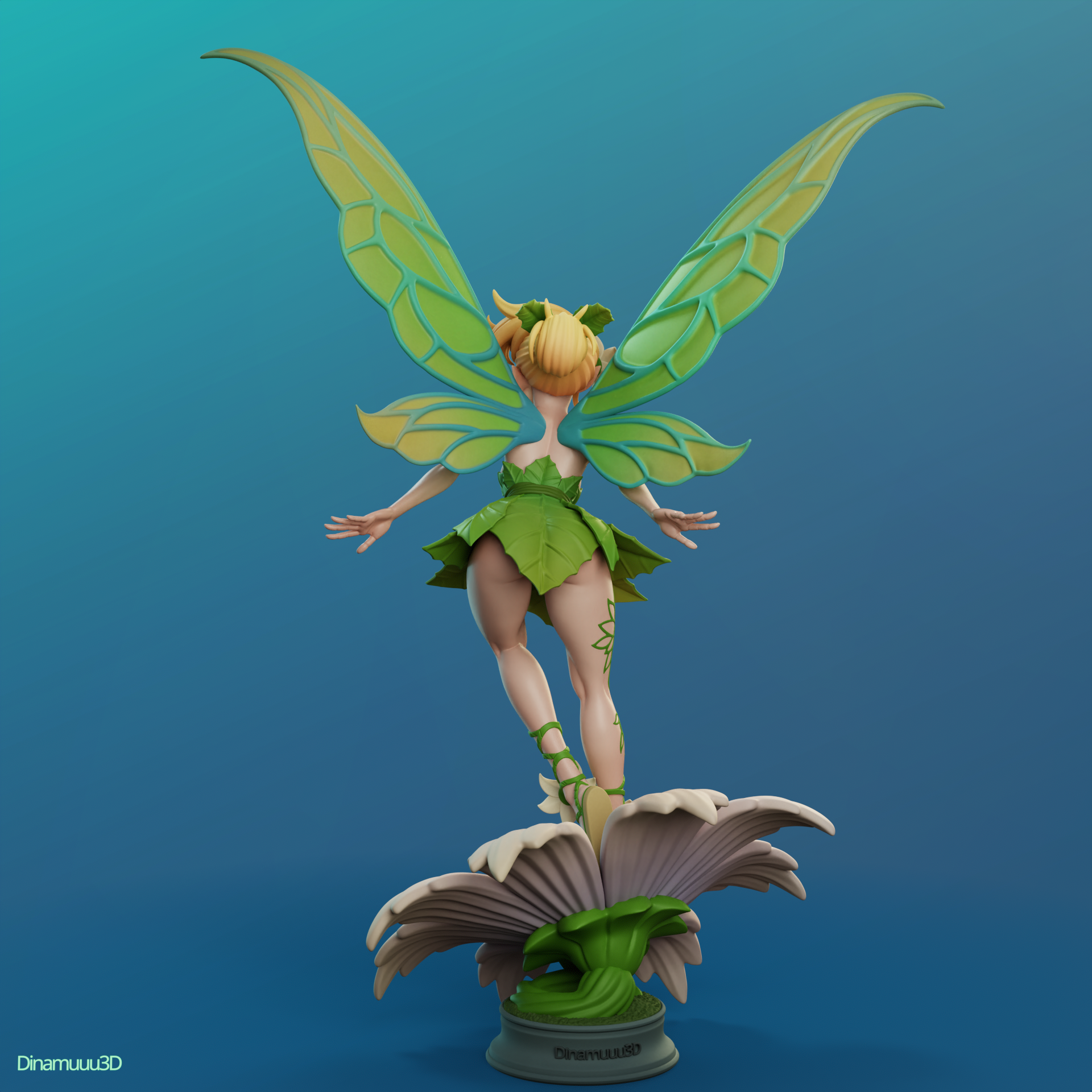 The Fairy Sparkle | Maximum Detailed 12K 3D printed figure