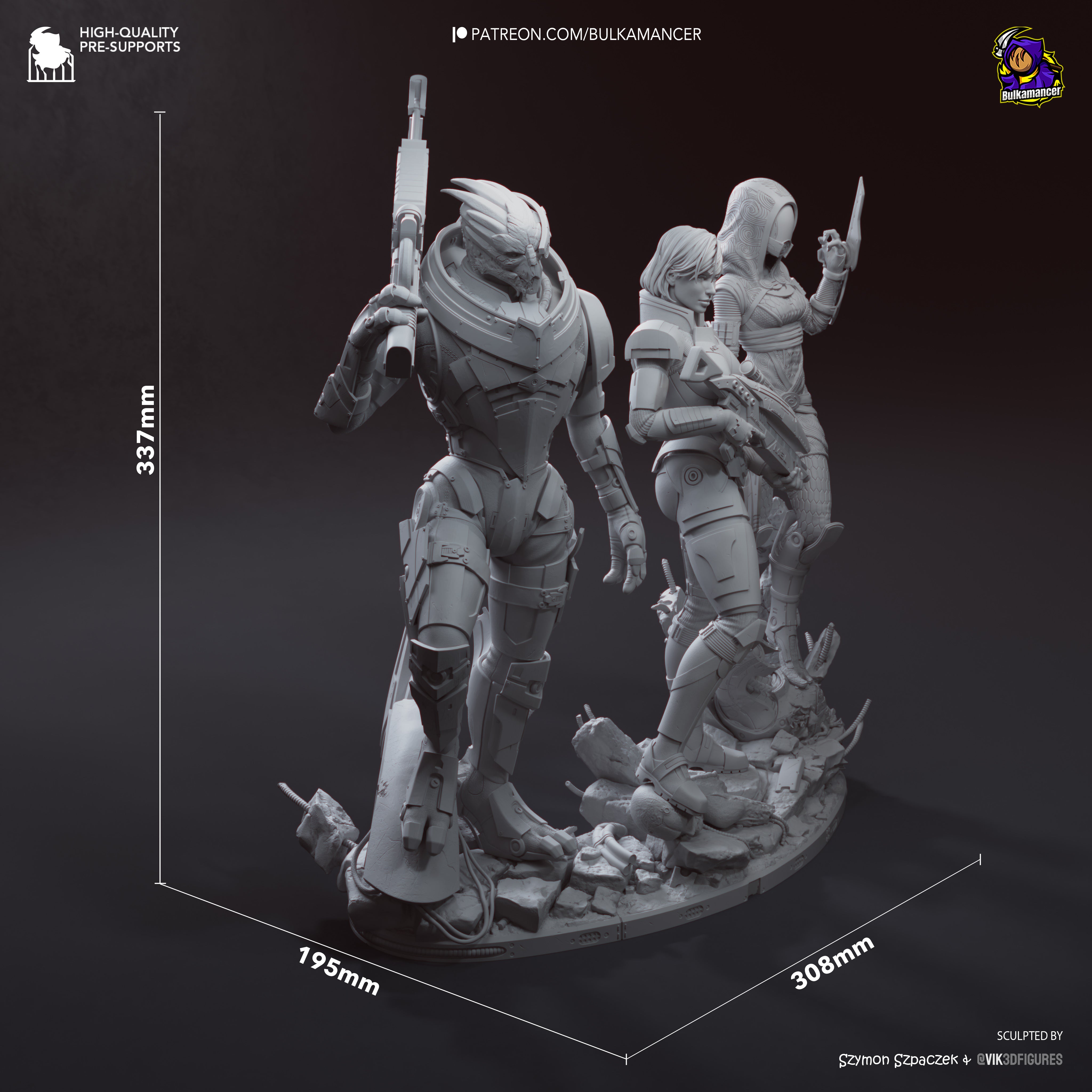 Commander Shepard Statue