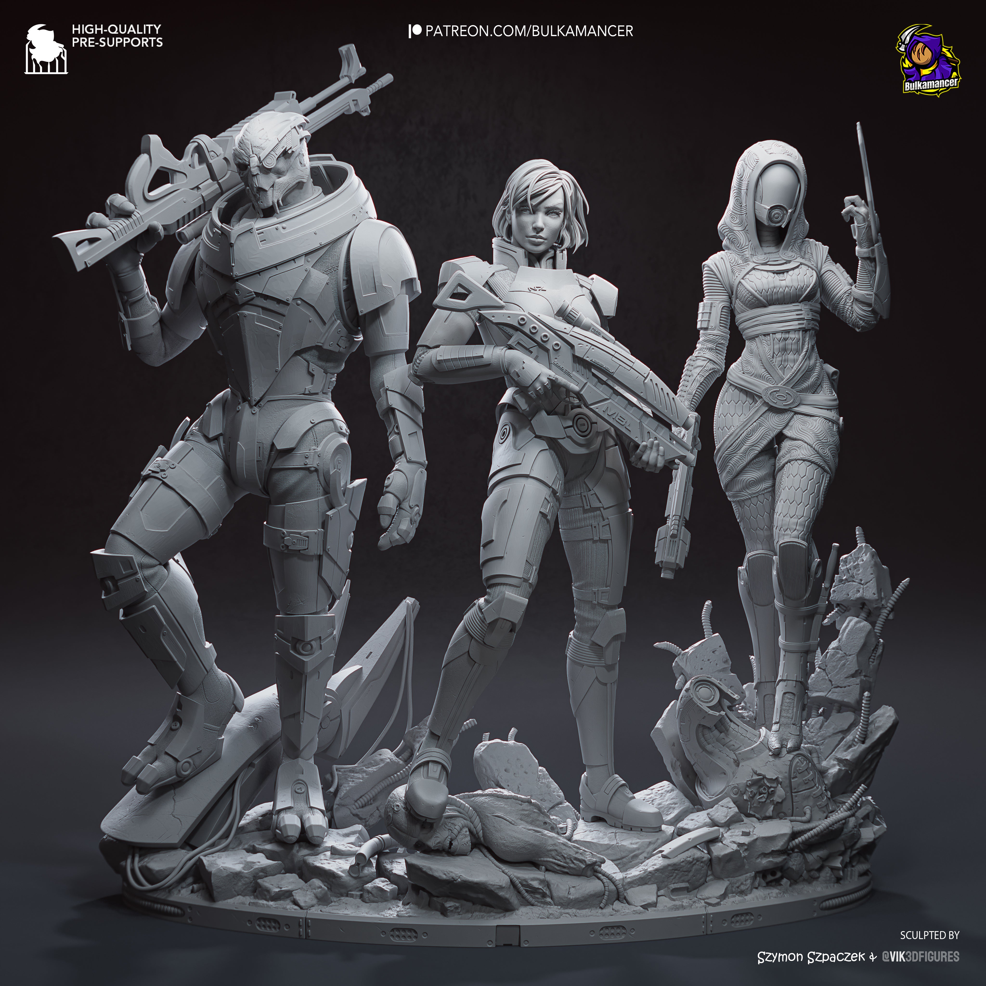 Commander Shepard Statue