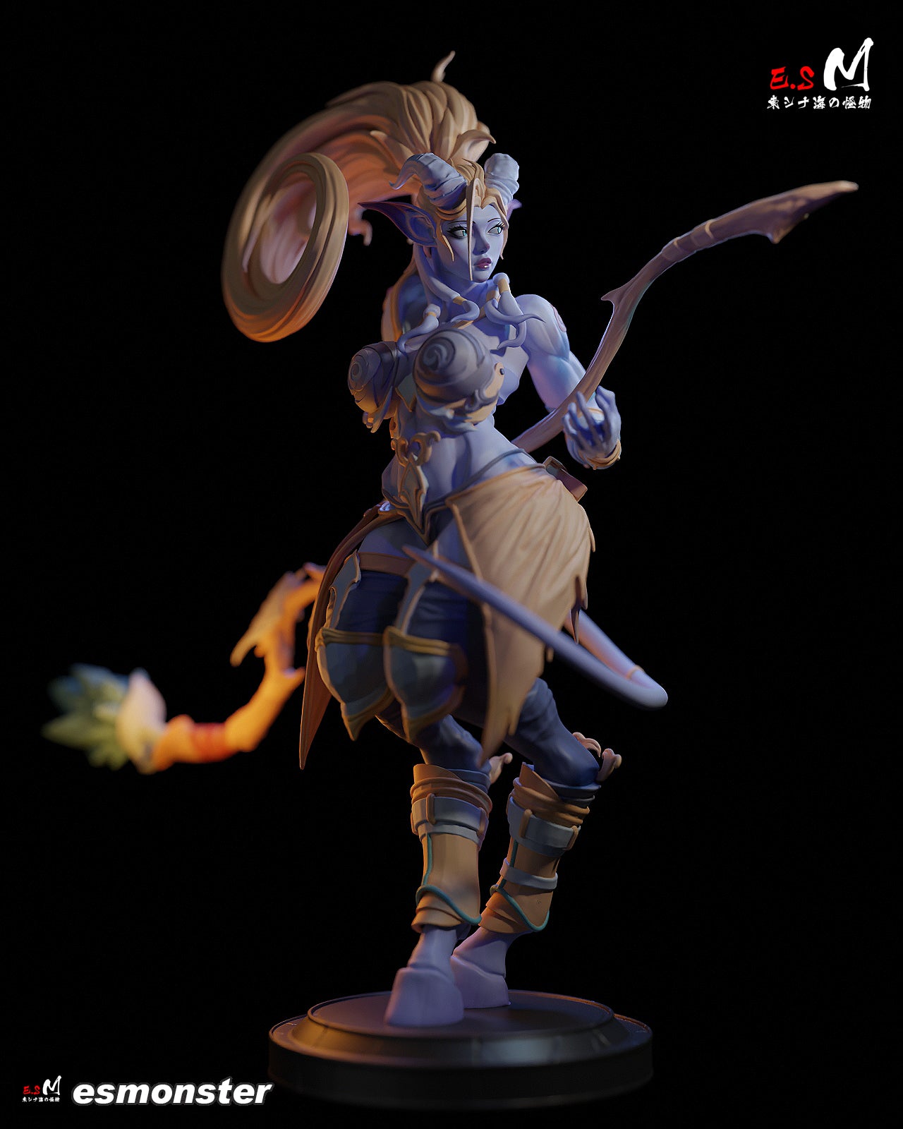 The Astral Huntress Statue