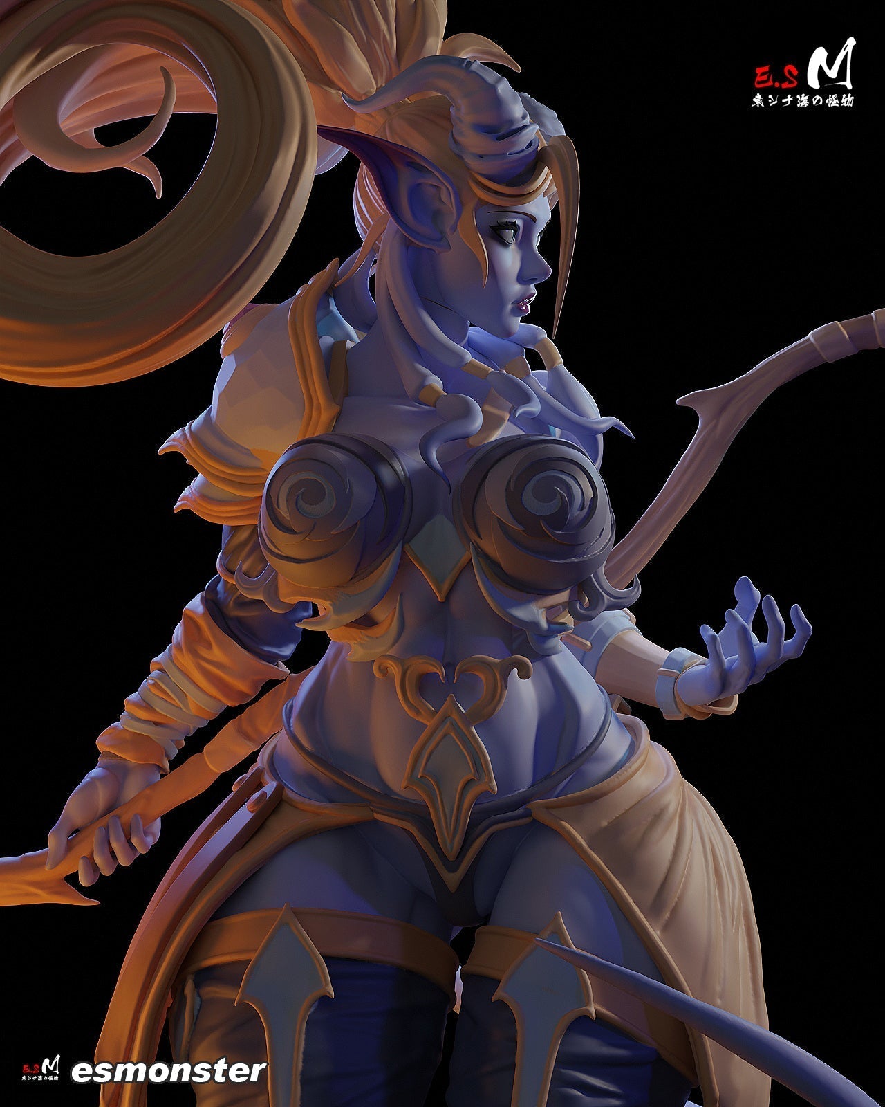The Astral Huntress Statue
