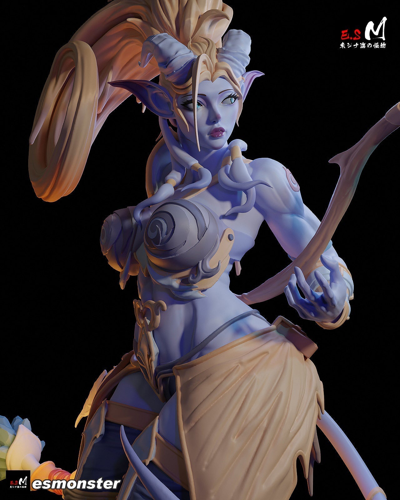 The Astral Huntress Statue