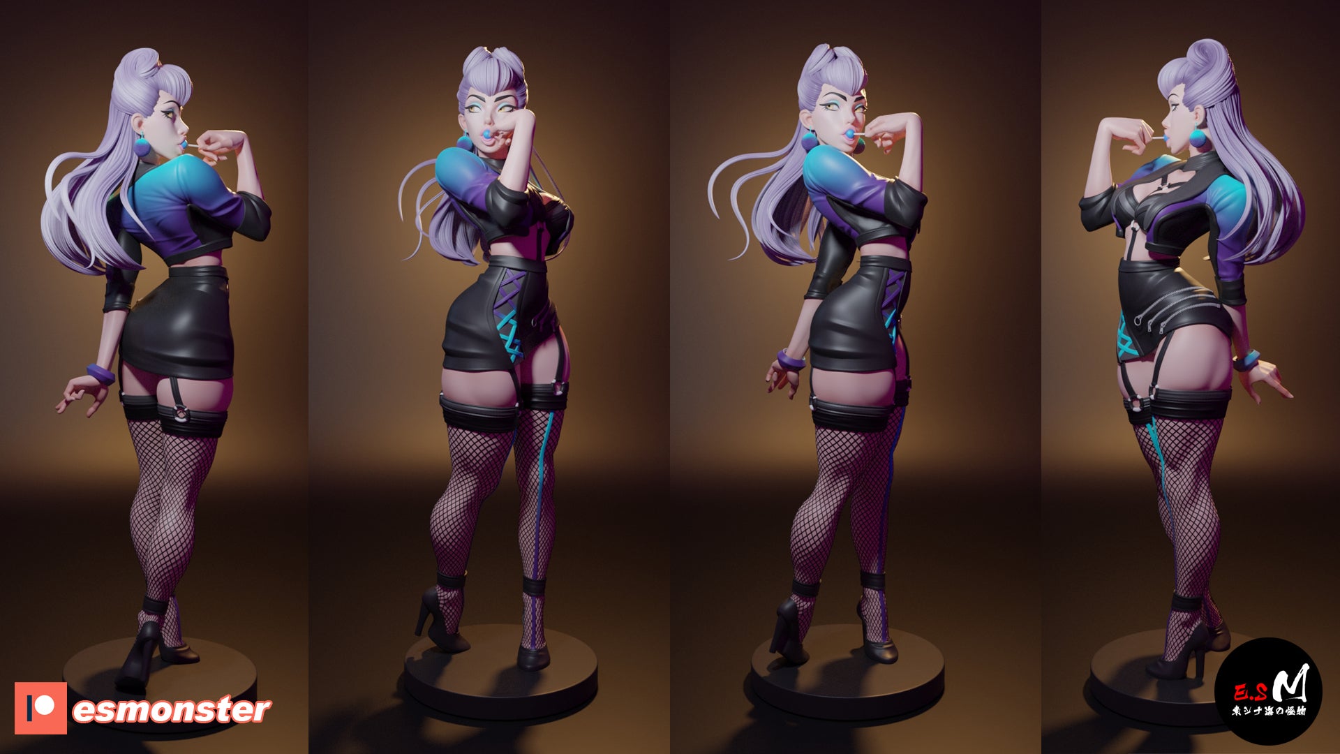 The Demon Diva | Maximum Detailed 12K 3D printed figure
