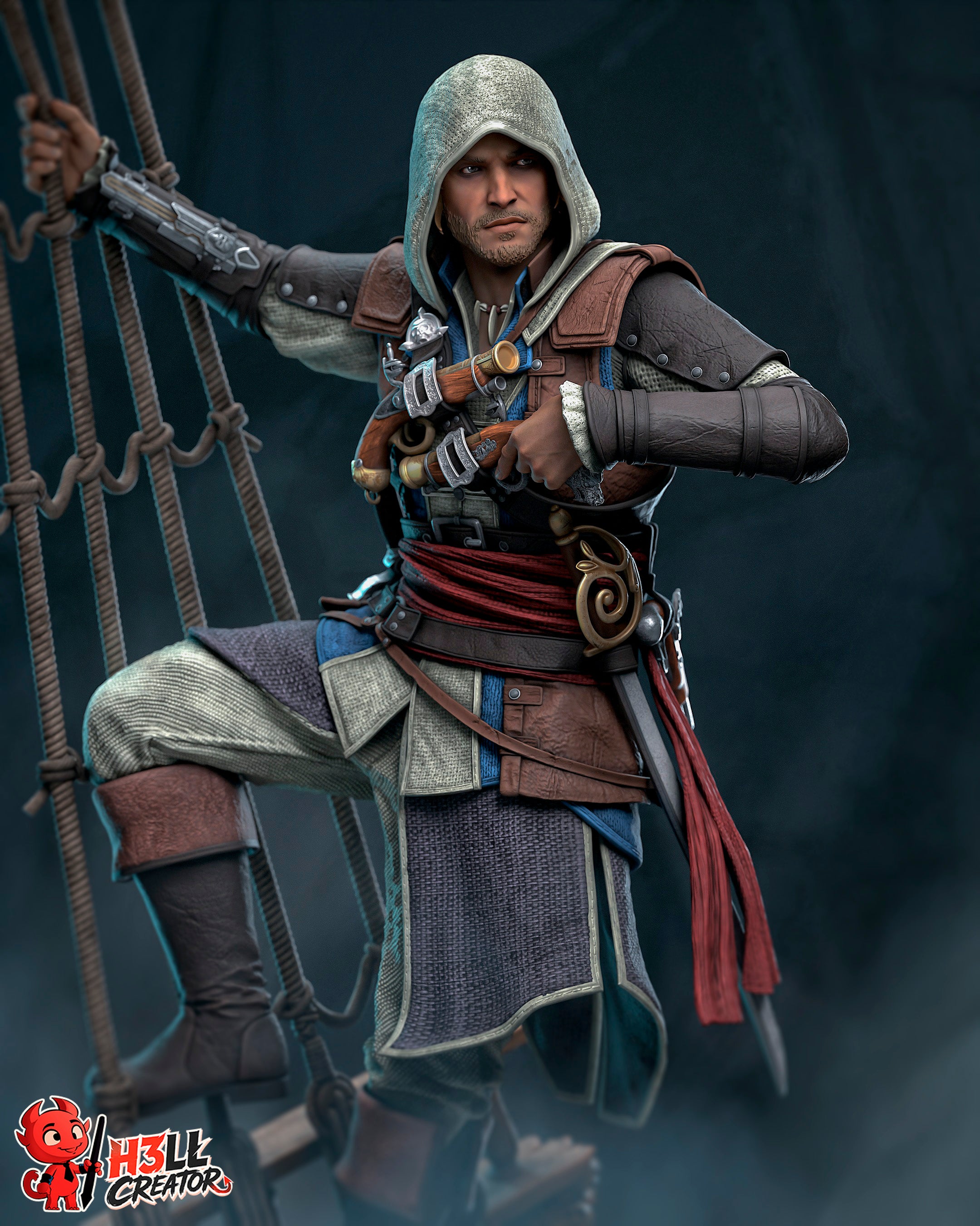 The Pirate Assassin Statue