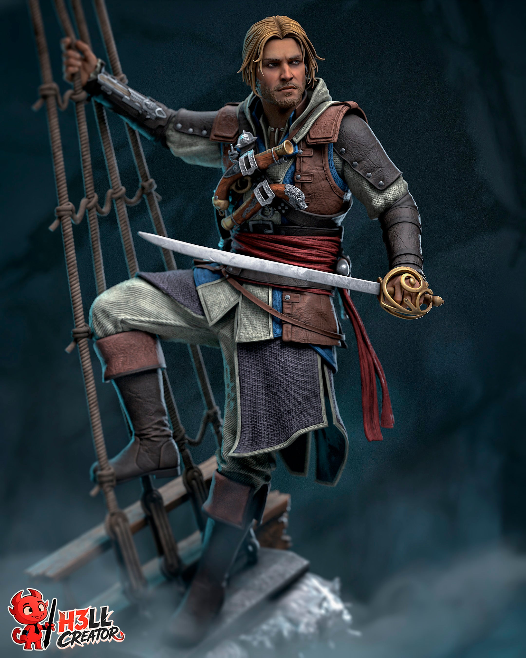 The Pirate Assassin Statue