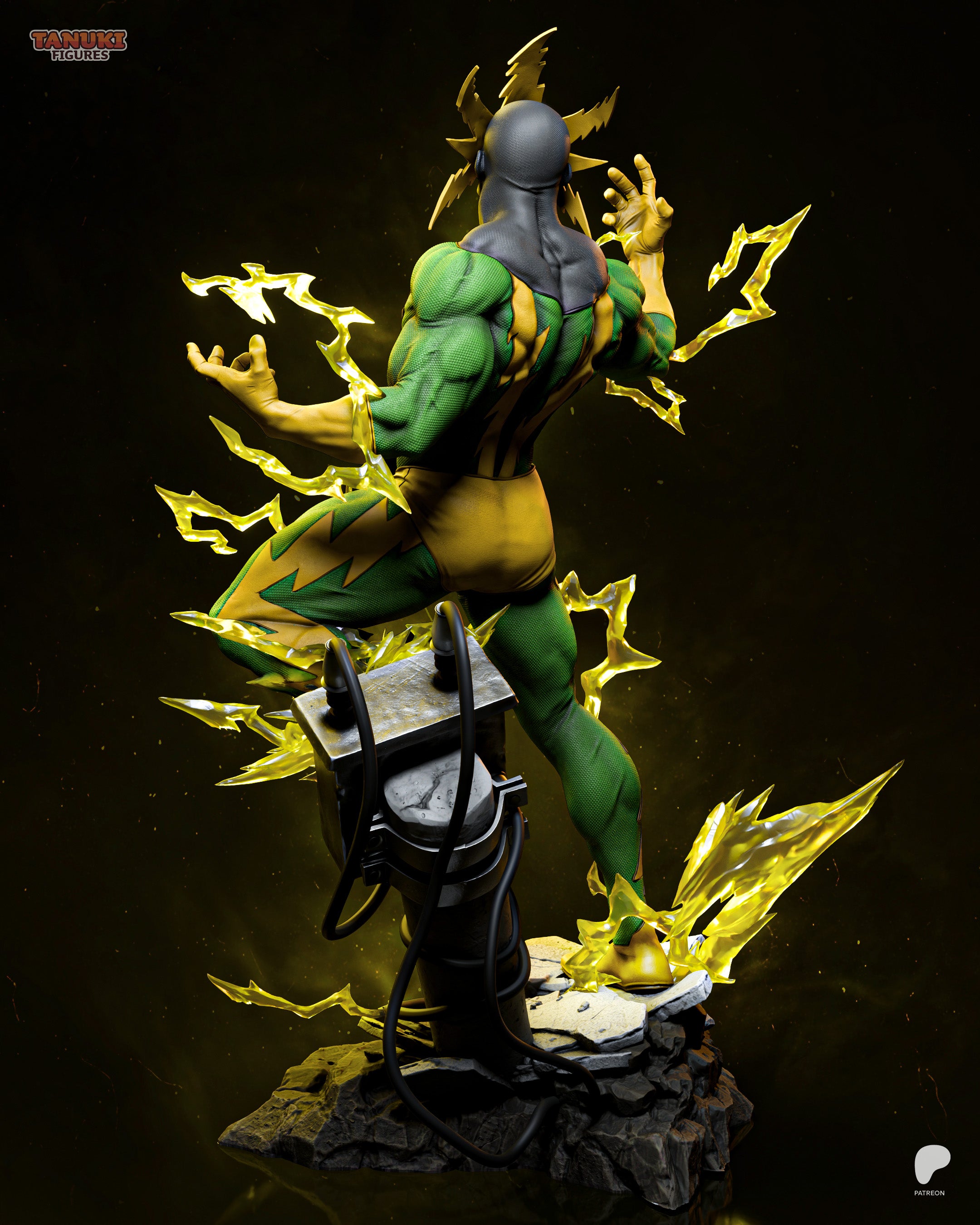 The Living Lightning | Maximum Detailed 12K 3D printed figure