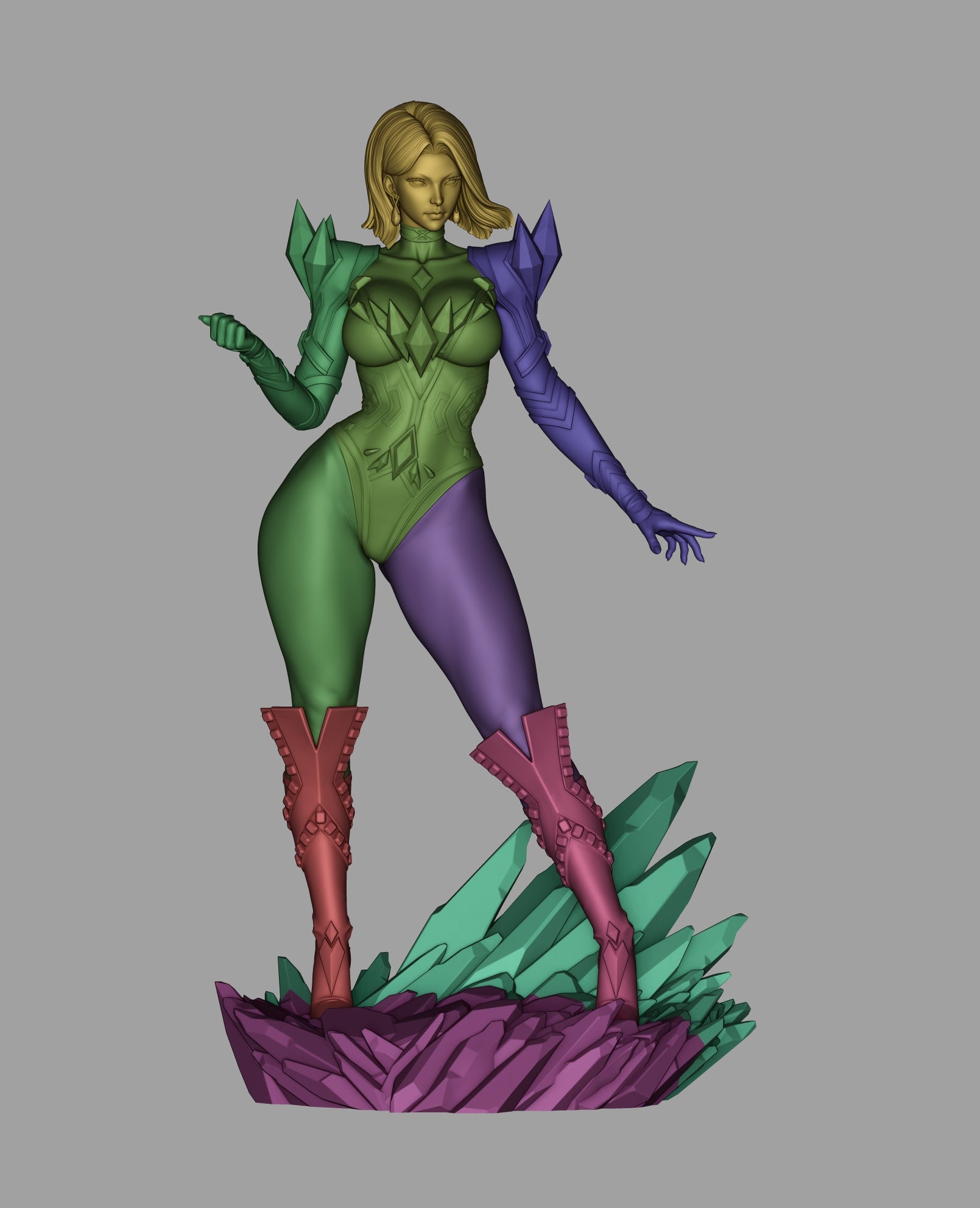 The White Queen | Maximum Detailed 12K 3D printed figure