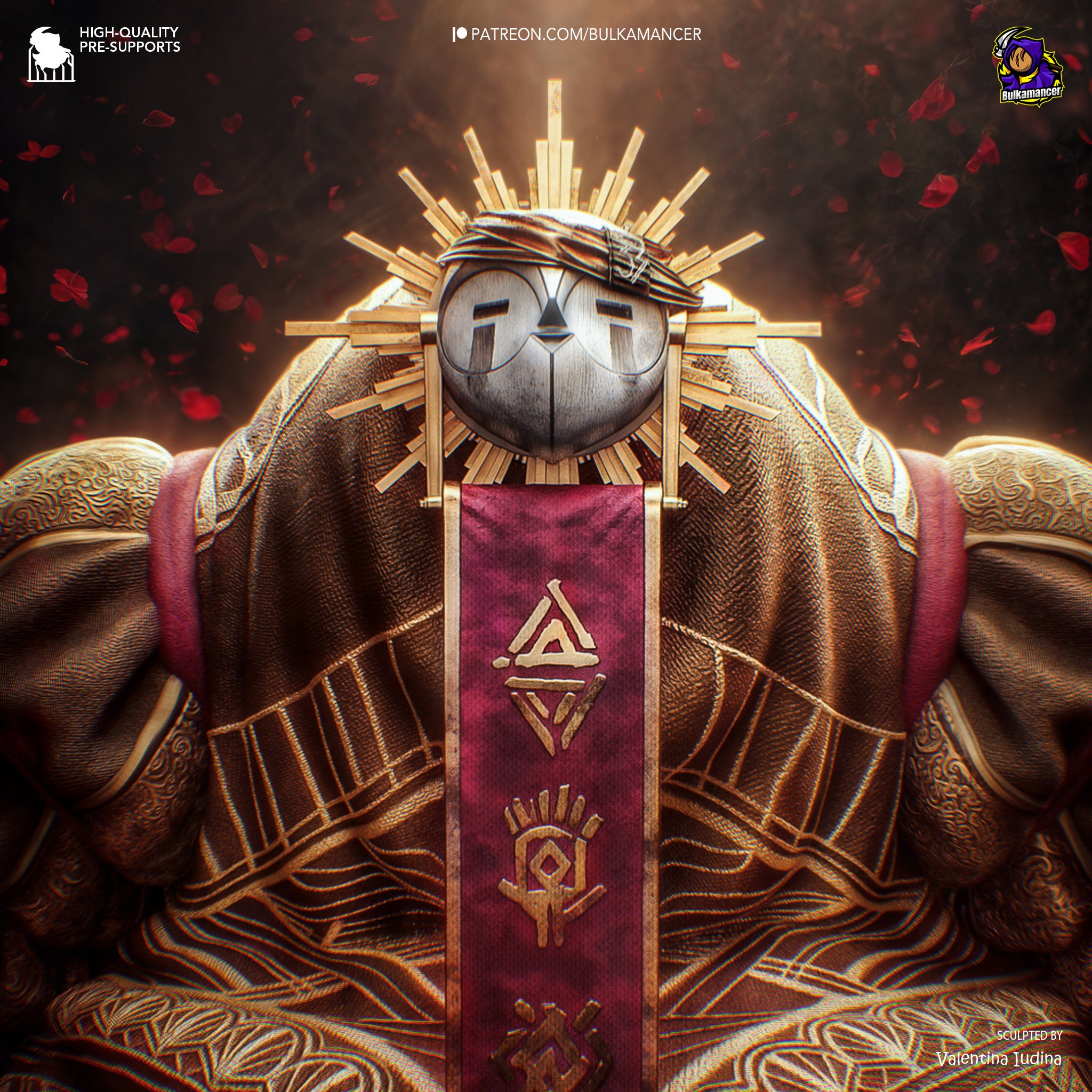 The Veiled Resolve | Maximum Detailed 12K 3D printed figure