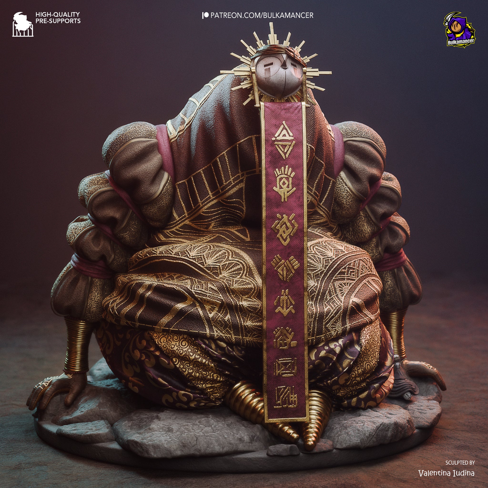 The Veiled Resolve | Maximum Detailed 12K 3D printed figure