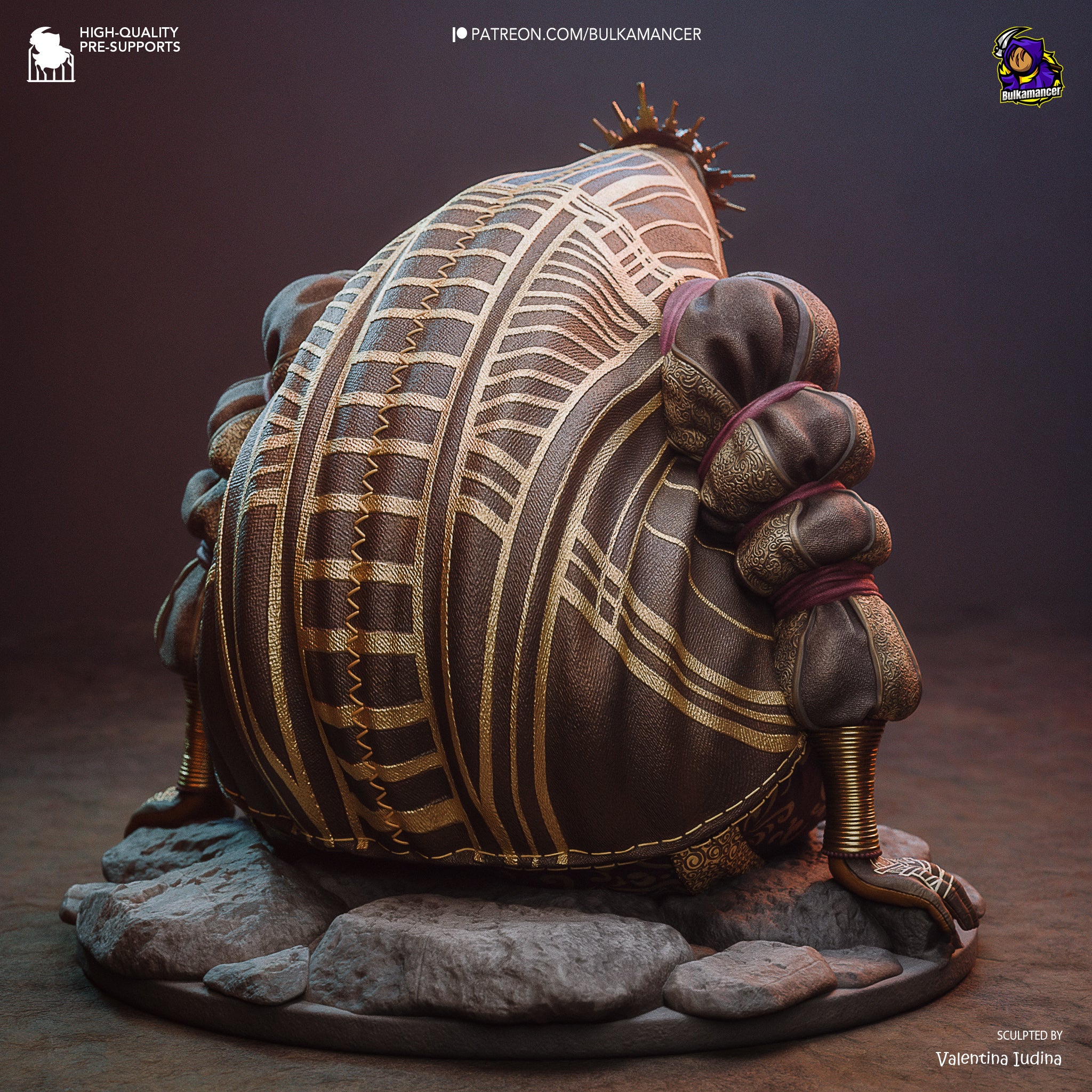 The Veiled Resolve | Maximum Detailed 12K 3D printed figure