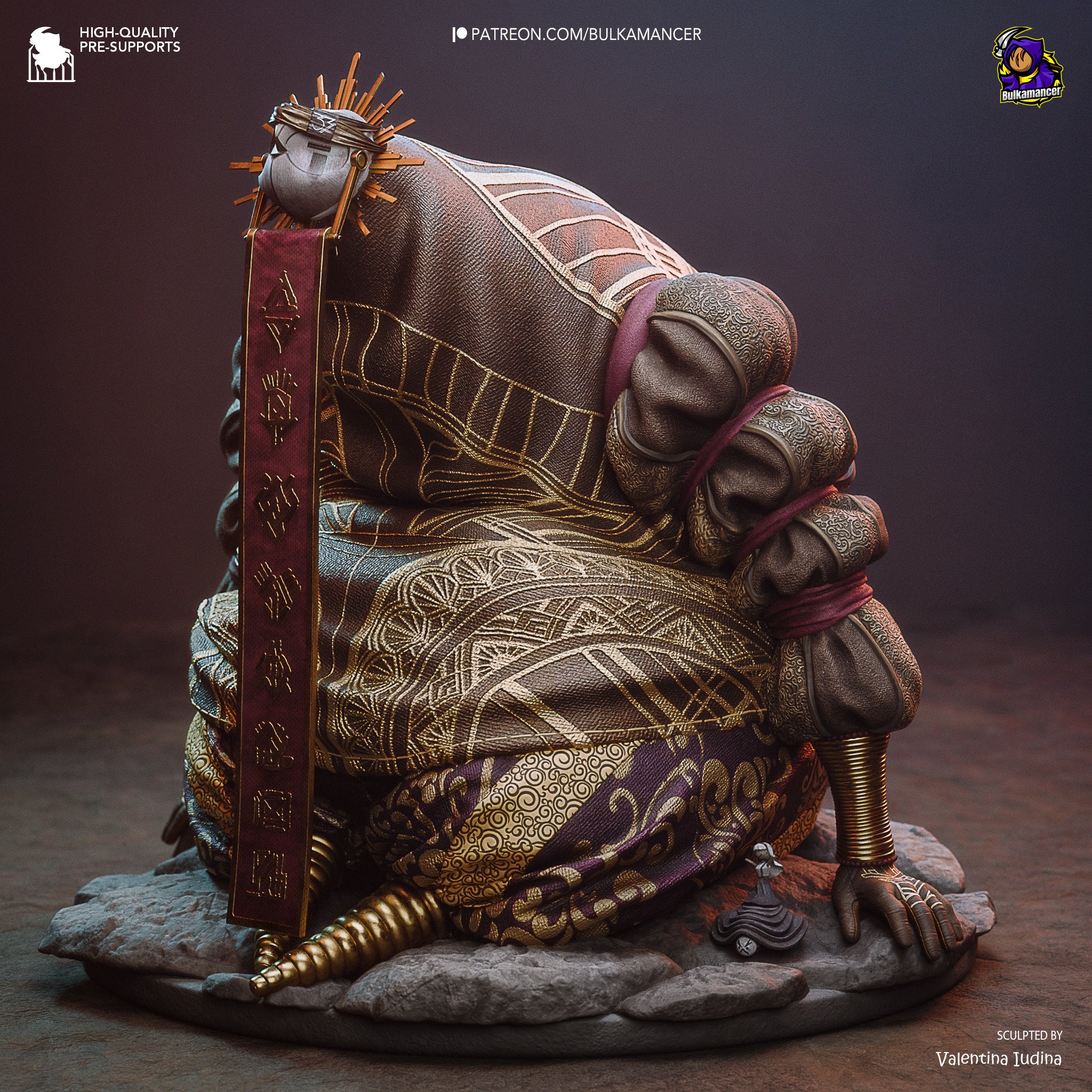 The Veiled Resolve | Maximum Detailed 12K 3D printed figure