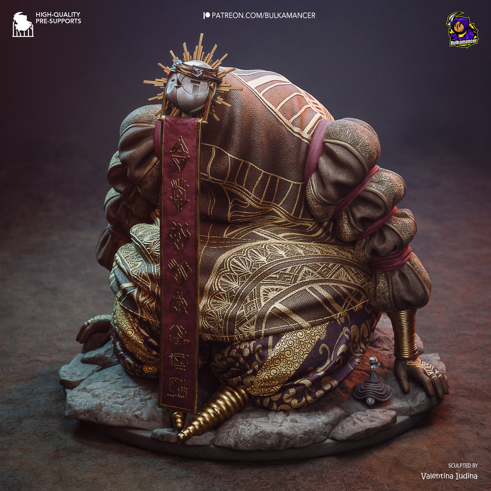 The Veiled Resolve | Maximum Detailed 12K 3D printed figure