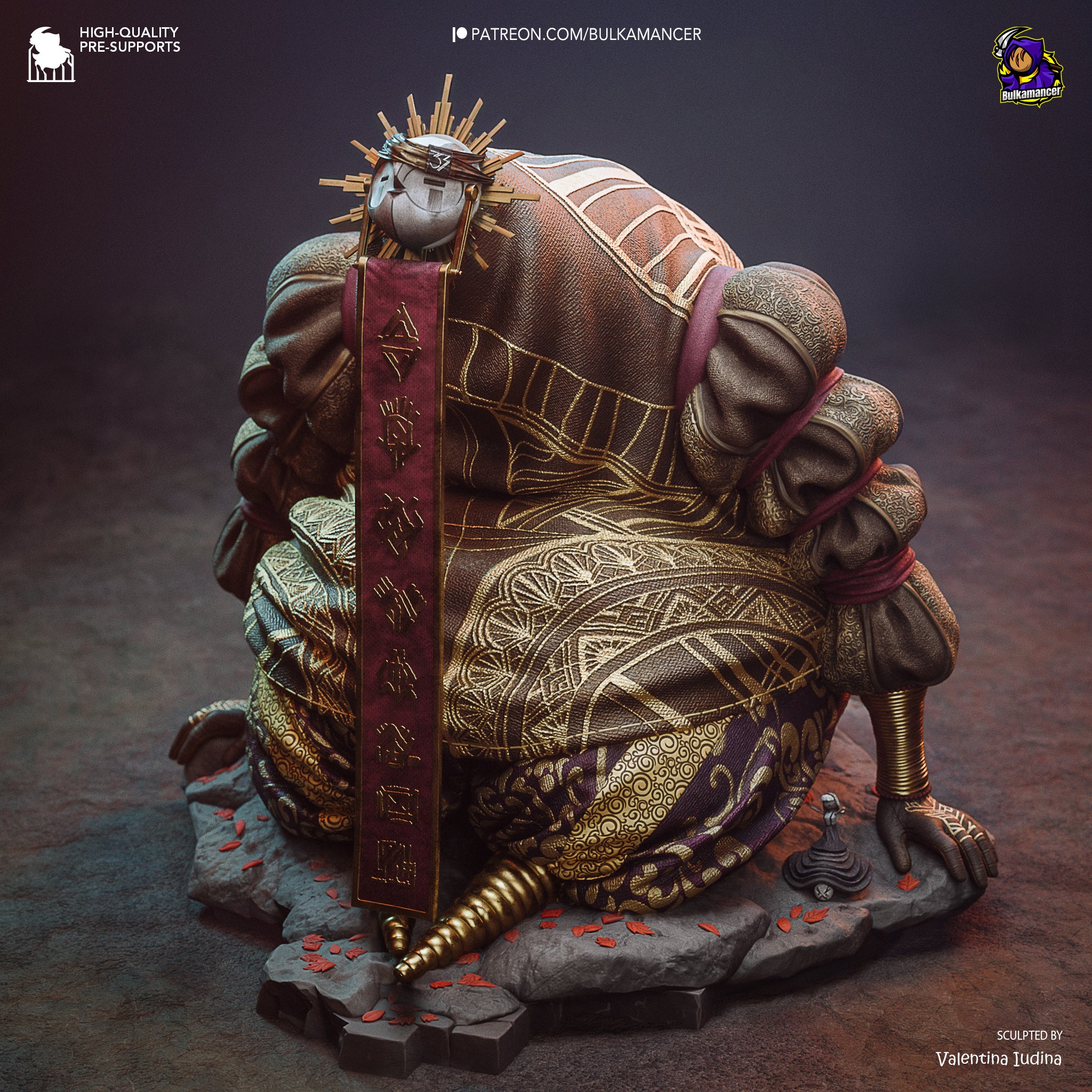 The Veiled Resolve | Maximum Detailed 12K 3D printed figure