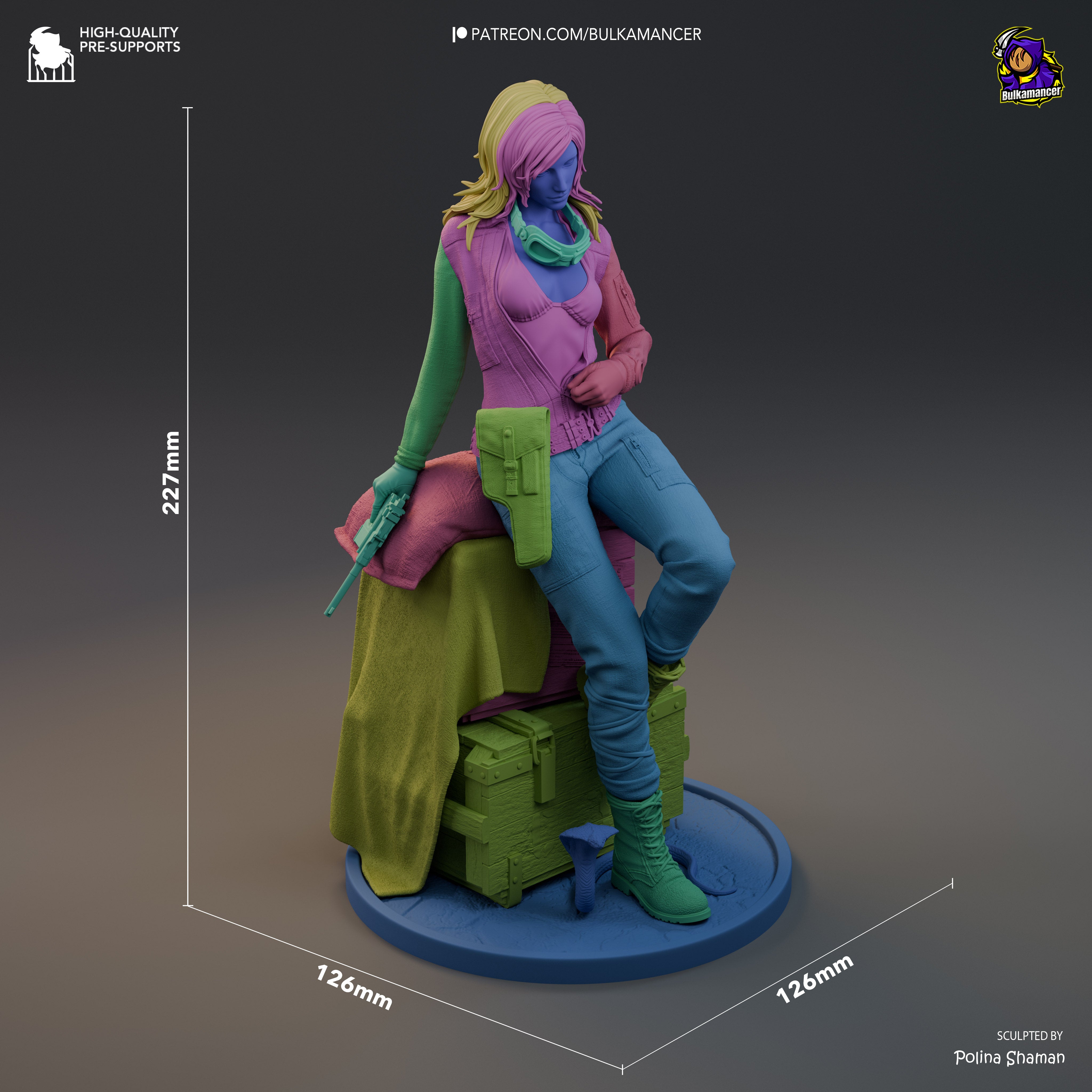 Undercover Operative | Maximum Detailed 12K 3D printed figure