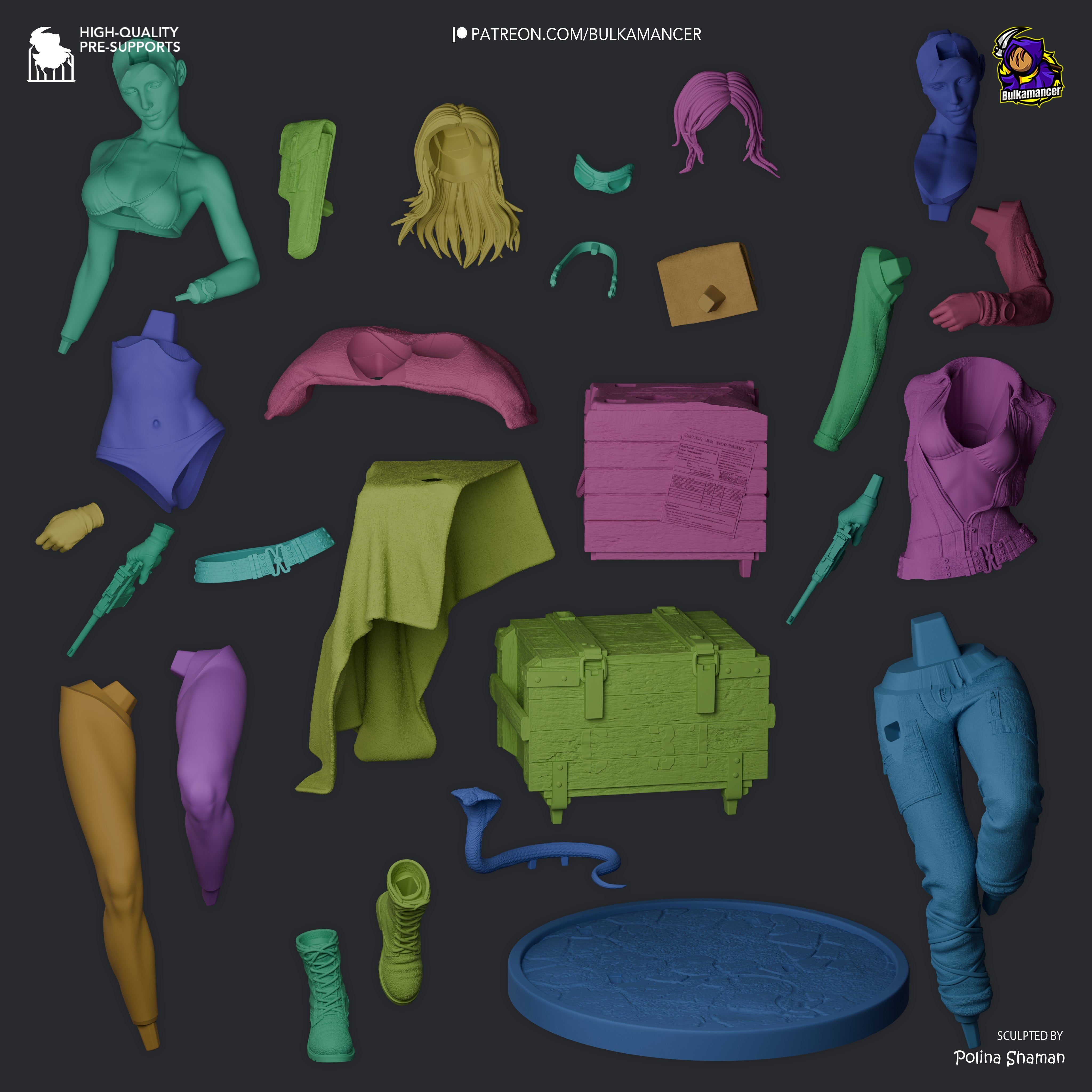 Undercover Operative | Maximum Detailed 12K 3D printed figure