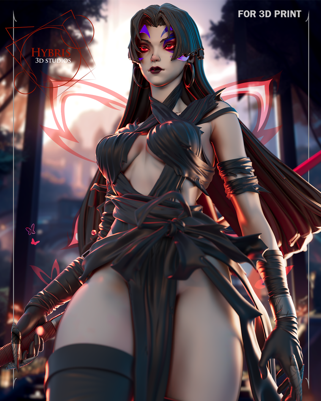 The Shadowblade Statue