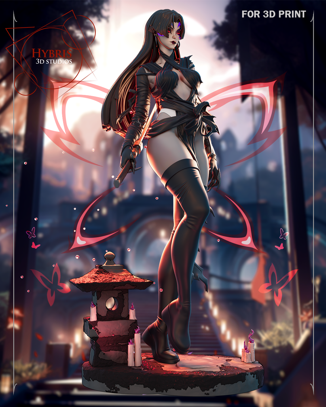 The Shadowblade Statue