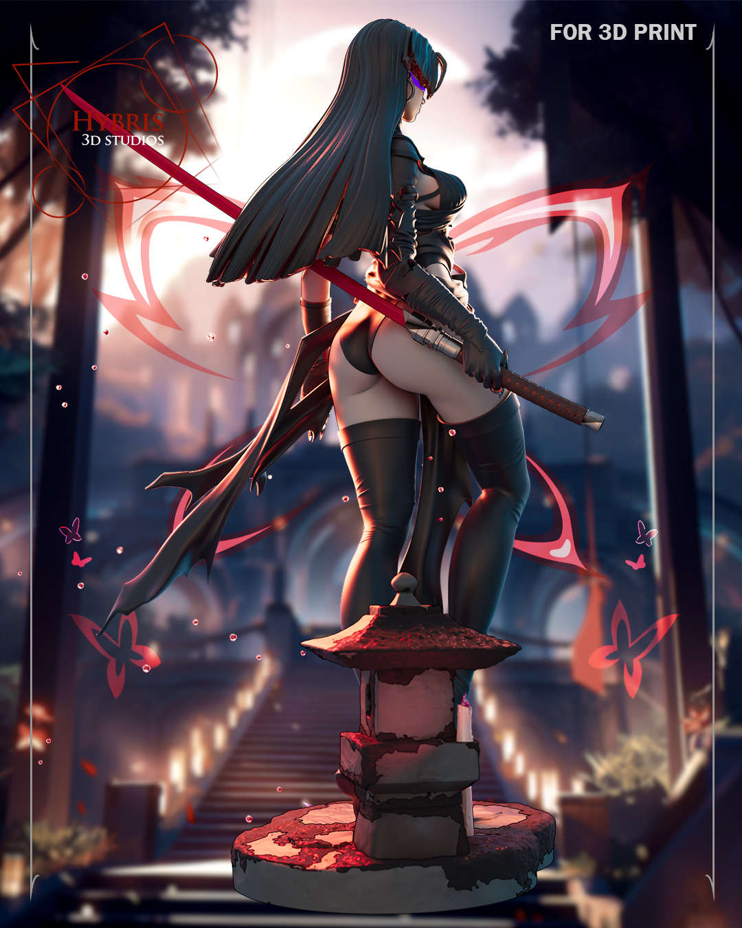The Shadowblade Statue